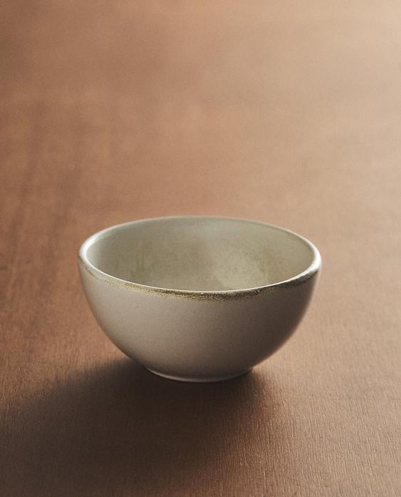 ECRU STONEWARE MINI BOWL