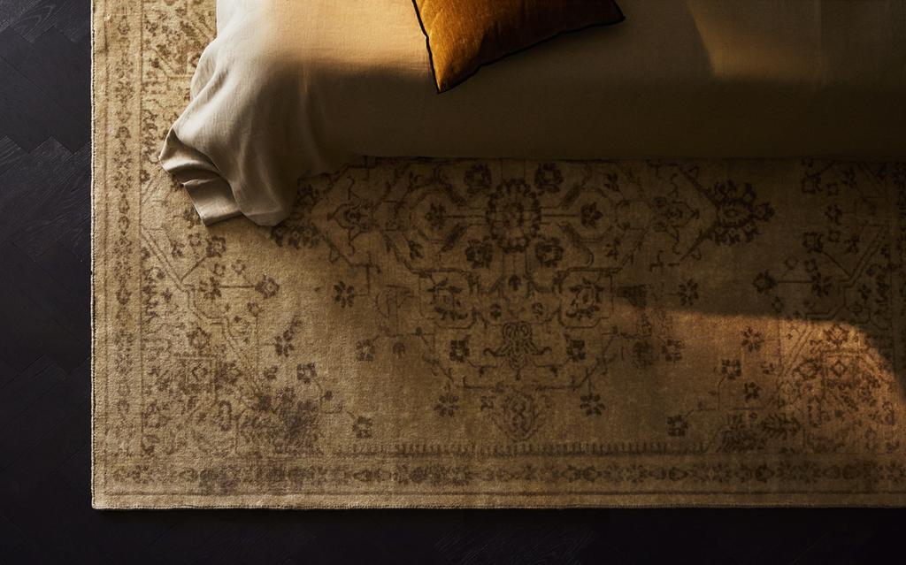 Vintage ornamental rug
