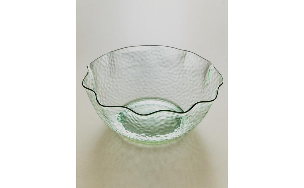 HAMMERED ACRYLIC SALAD BOWL