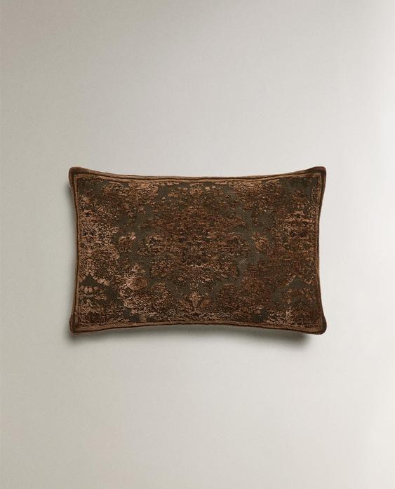 JACQUARD CHENILLE CUSHION COVER