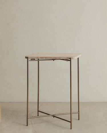 MARBLE SIDE TABLE MARBLE SIDE TABLE