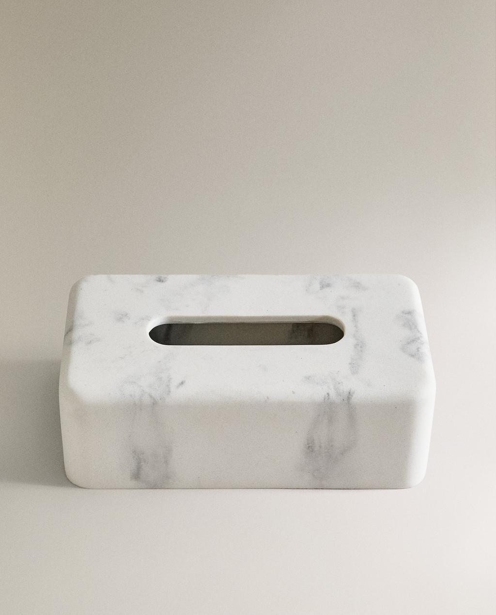 MARBLE-EFFECT TISSUE BOX