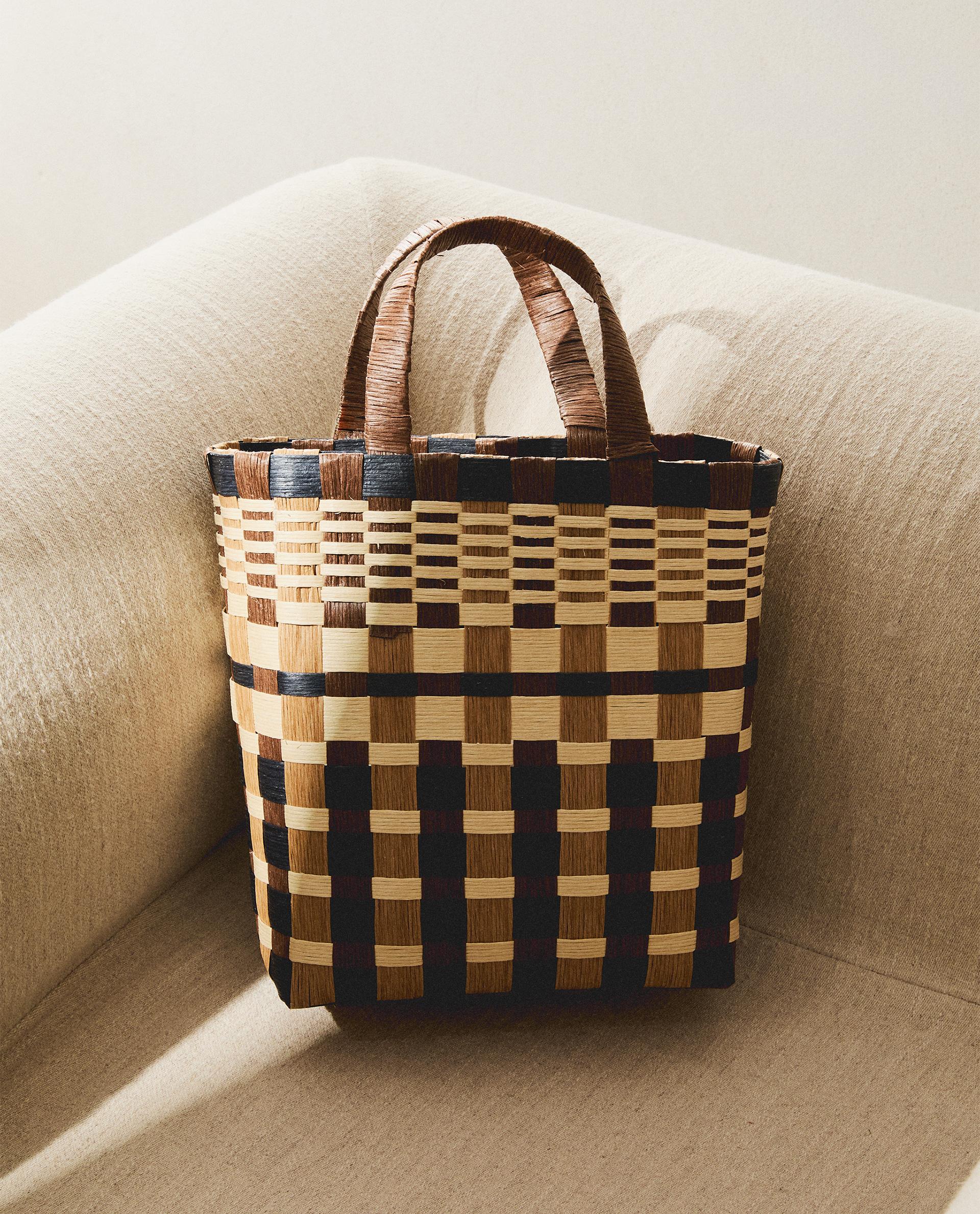 MINI SAC CABAS MULTICOLORE Zara Home France - Main Image