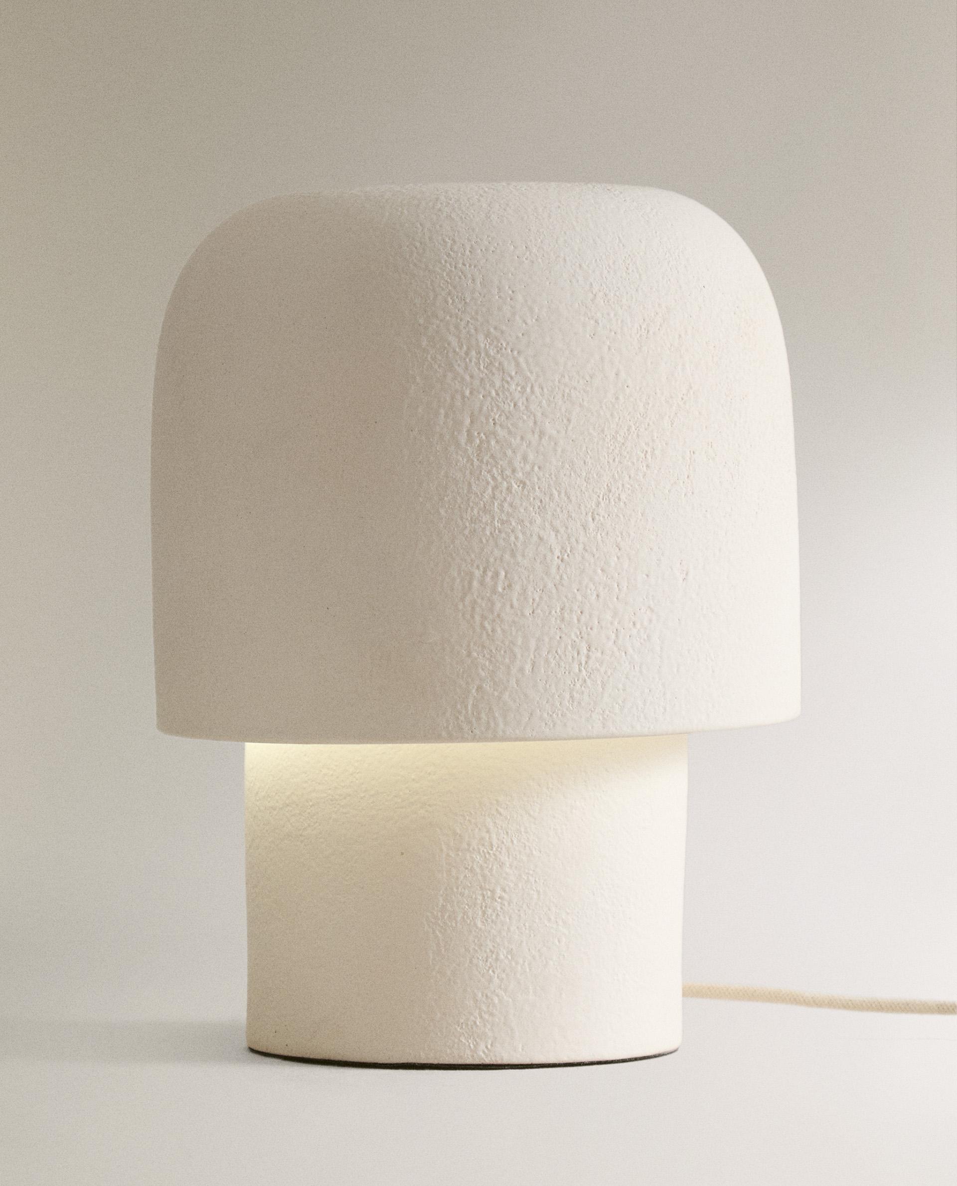 CERAMIC MUSHROOM TABLE LAMP