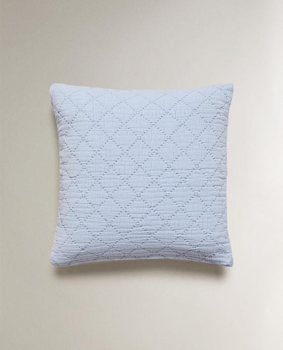 ДЕТСКИЙ ЧЕХОЛ ДЛЯ ДЕКОРАТИВНОЙ ПОДУШКИ С УЗОРОМ «РОМБЫ»