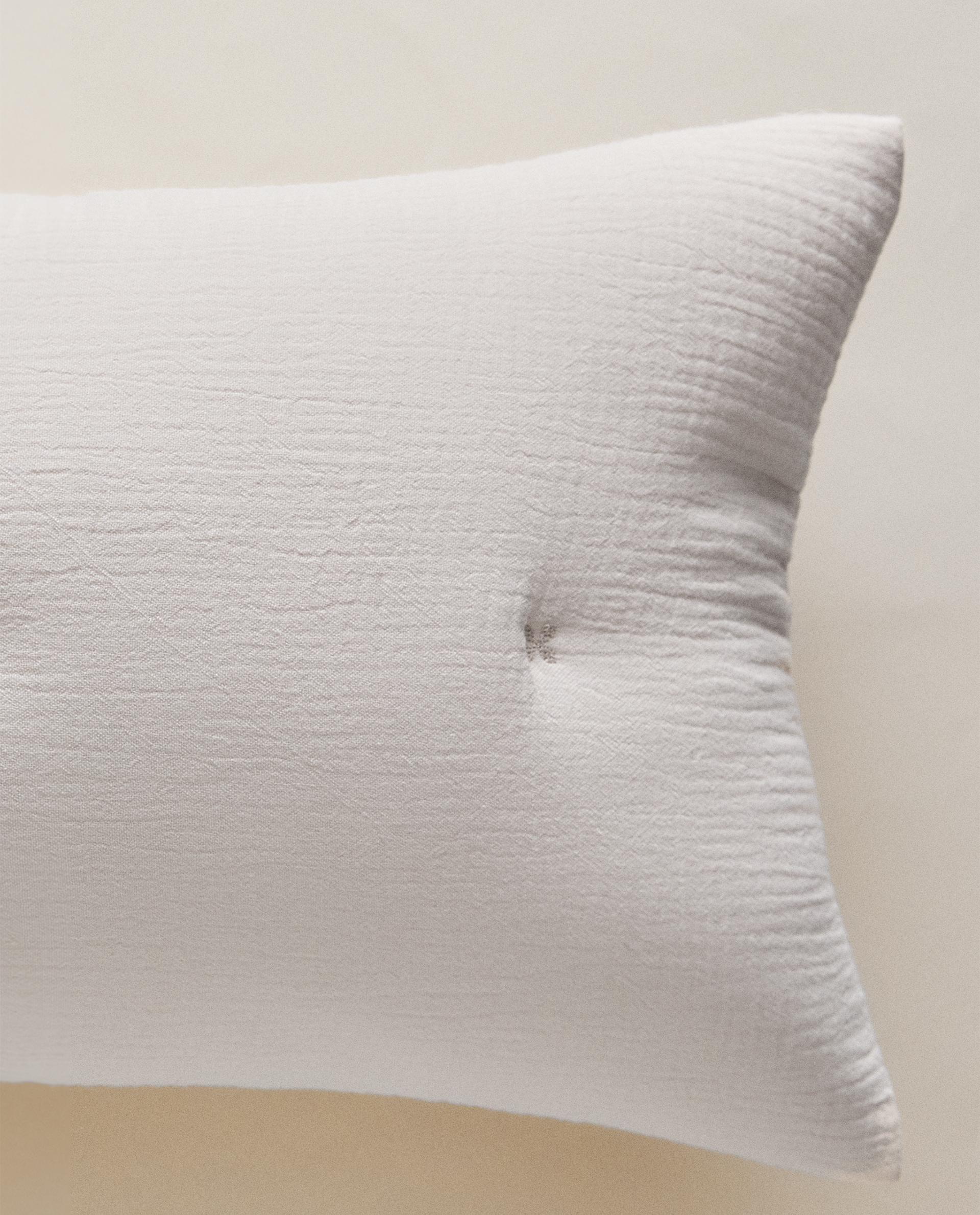 お値引き‼️ZARA HOME クッションカバー　ホワイト2枚セット ドットデザイン クッションカバー | Zara Home 日本/Japan