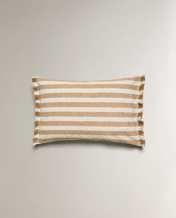 HOUSSE DE COUSSIN RAYURES HOUSSE DE COUSSIN RAYURES