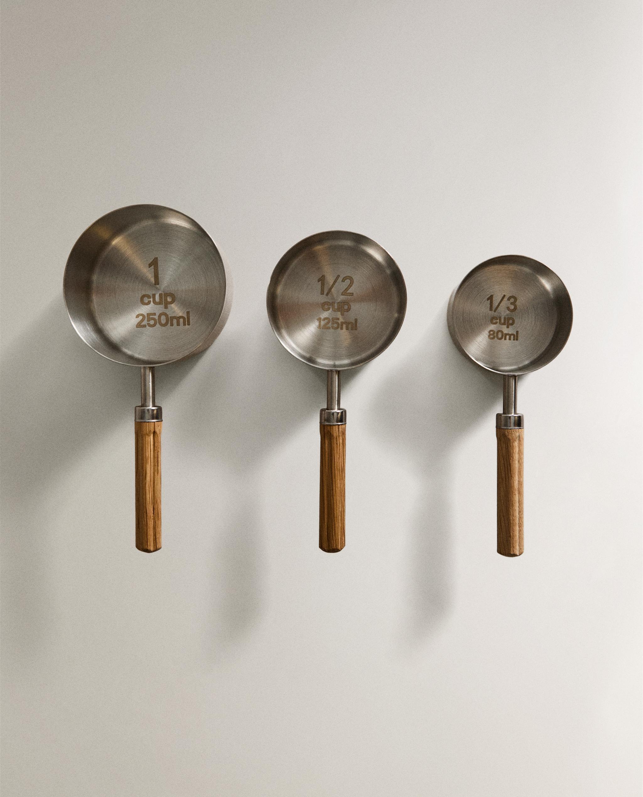 SET OF WOODEN MEASURING SPOONS | Zara Home Nederland