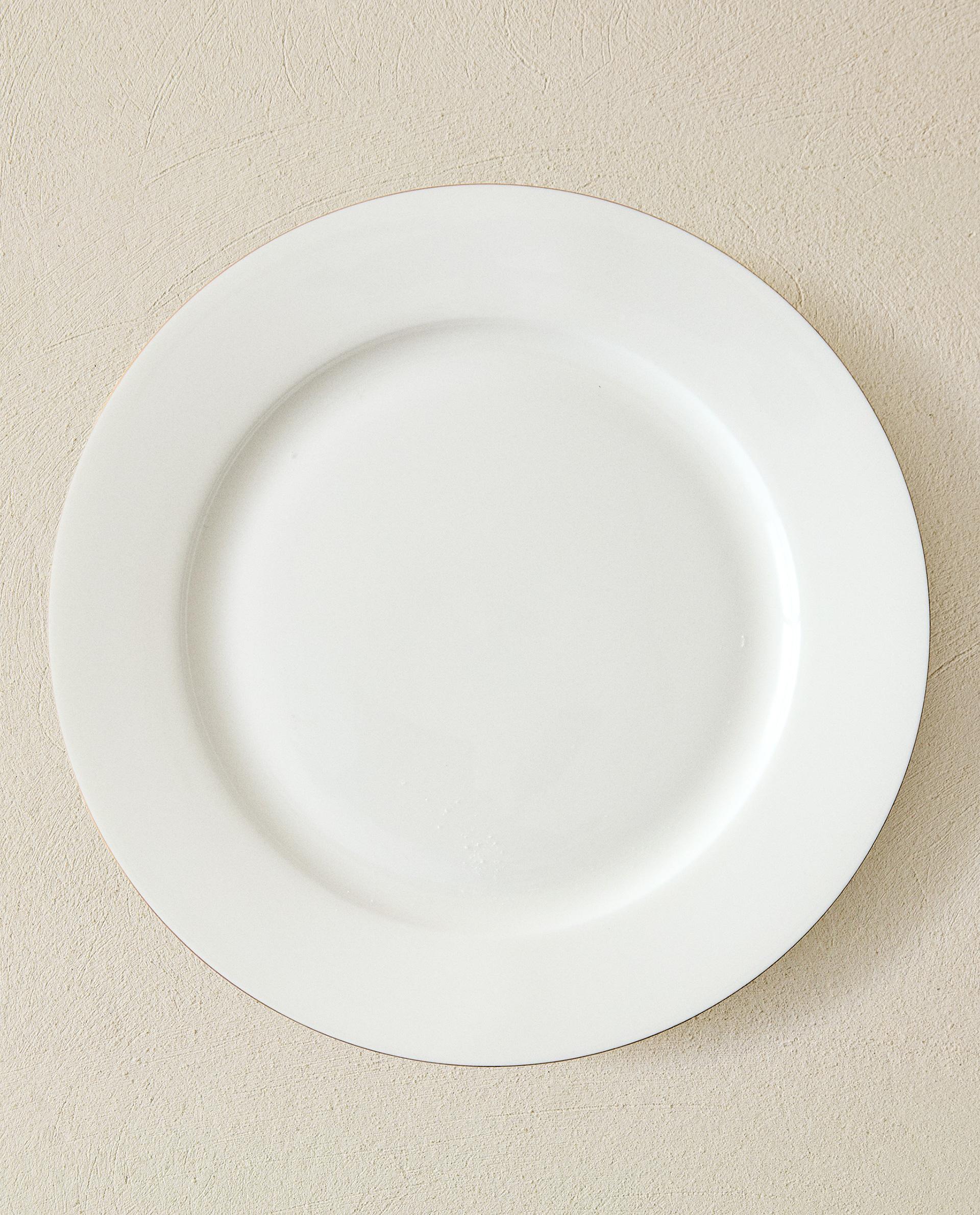 PLATO LLANO LETICIA BONE CHINA FILO