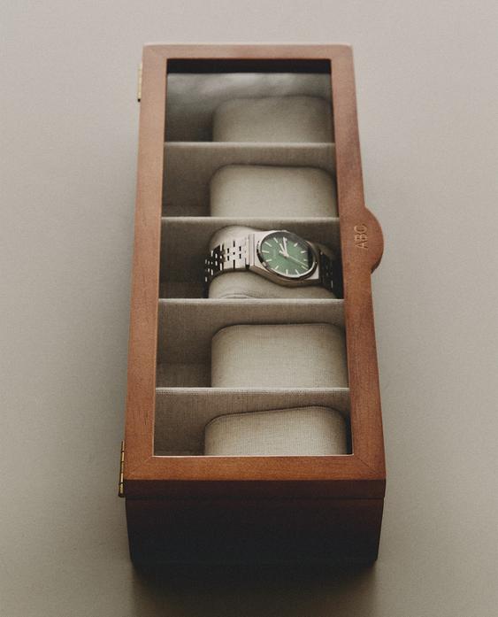 SCATOLA OROLOGI LEGNO LINO