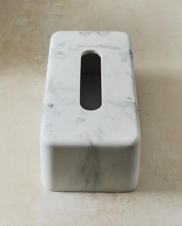 MARBLE-EFFECT TISSUE BOX