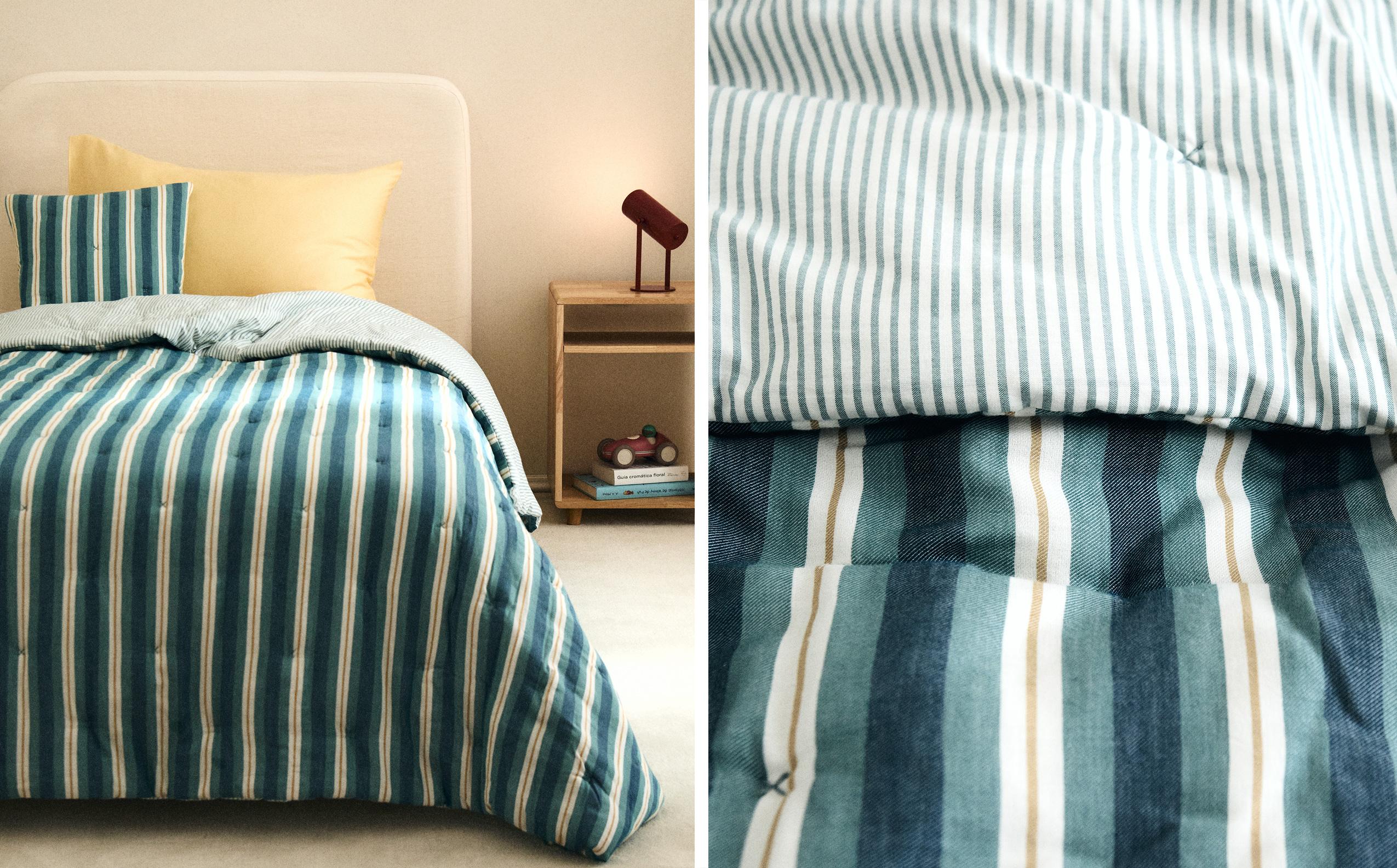 ZARA  ベッドカバー サテンリネン ドット ベッドカバー | Zara Home 日本/Japan
