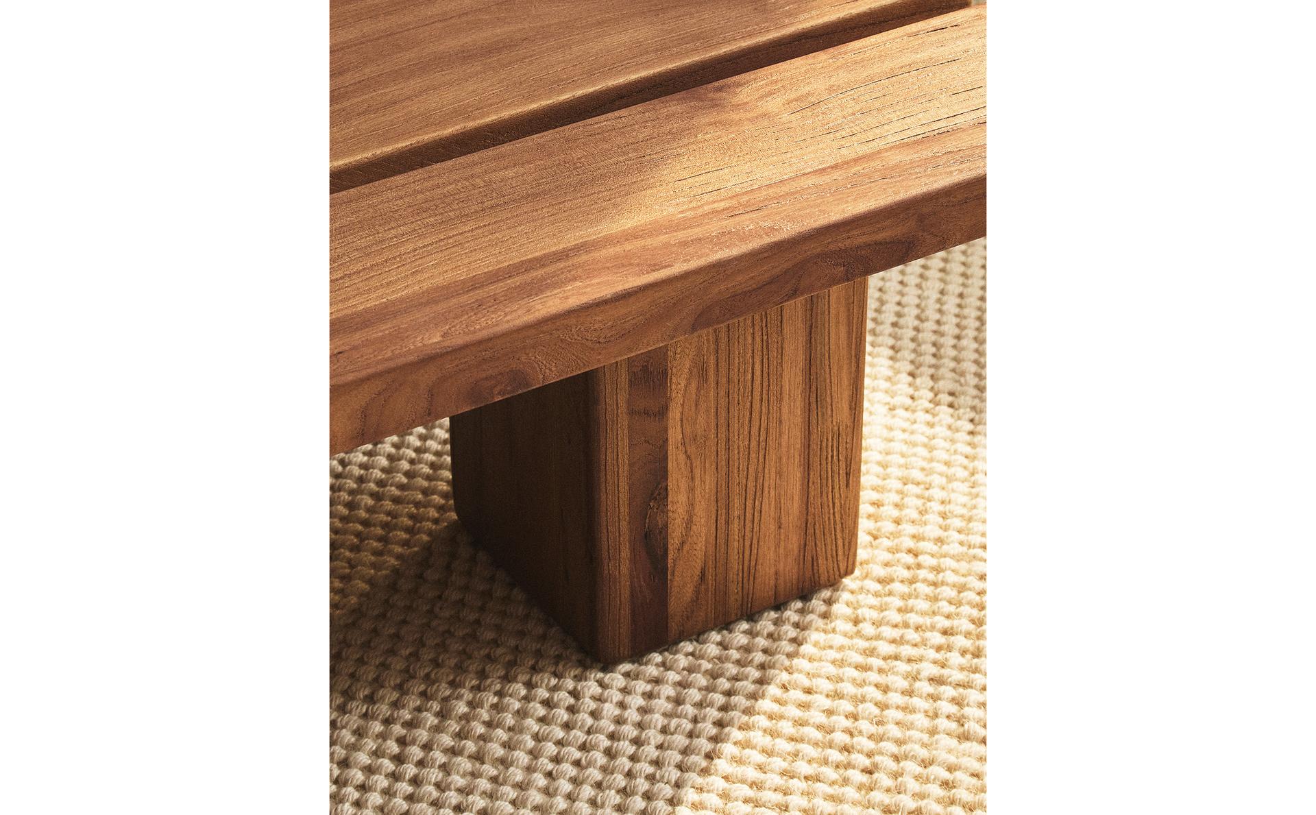 ELM WOOD BOARD COFFEE TABLE