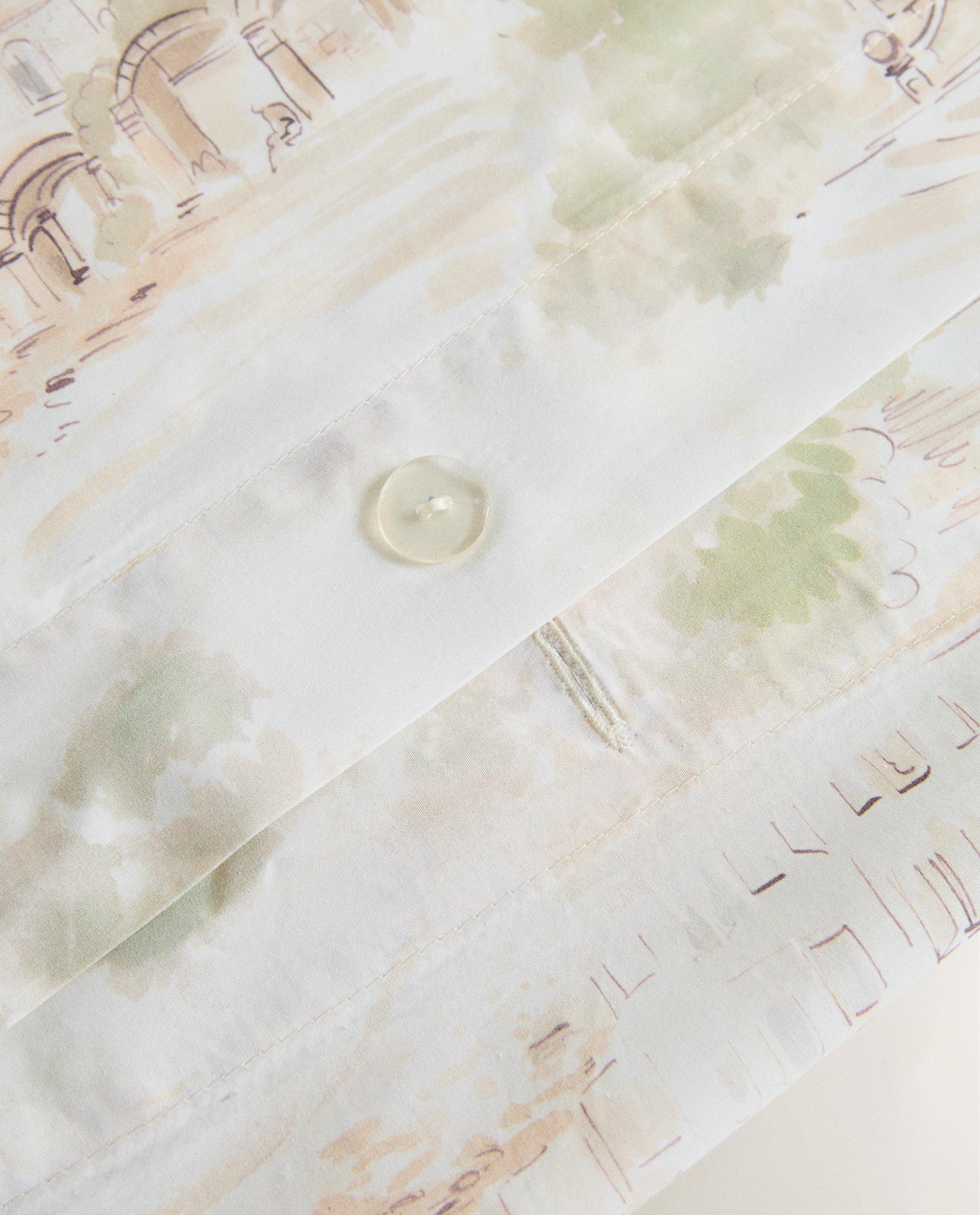 LANDSCAPE PRINT COTTON DUVET COVER product thumbnail 4