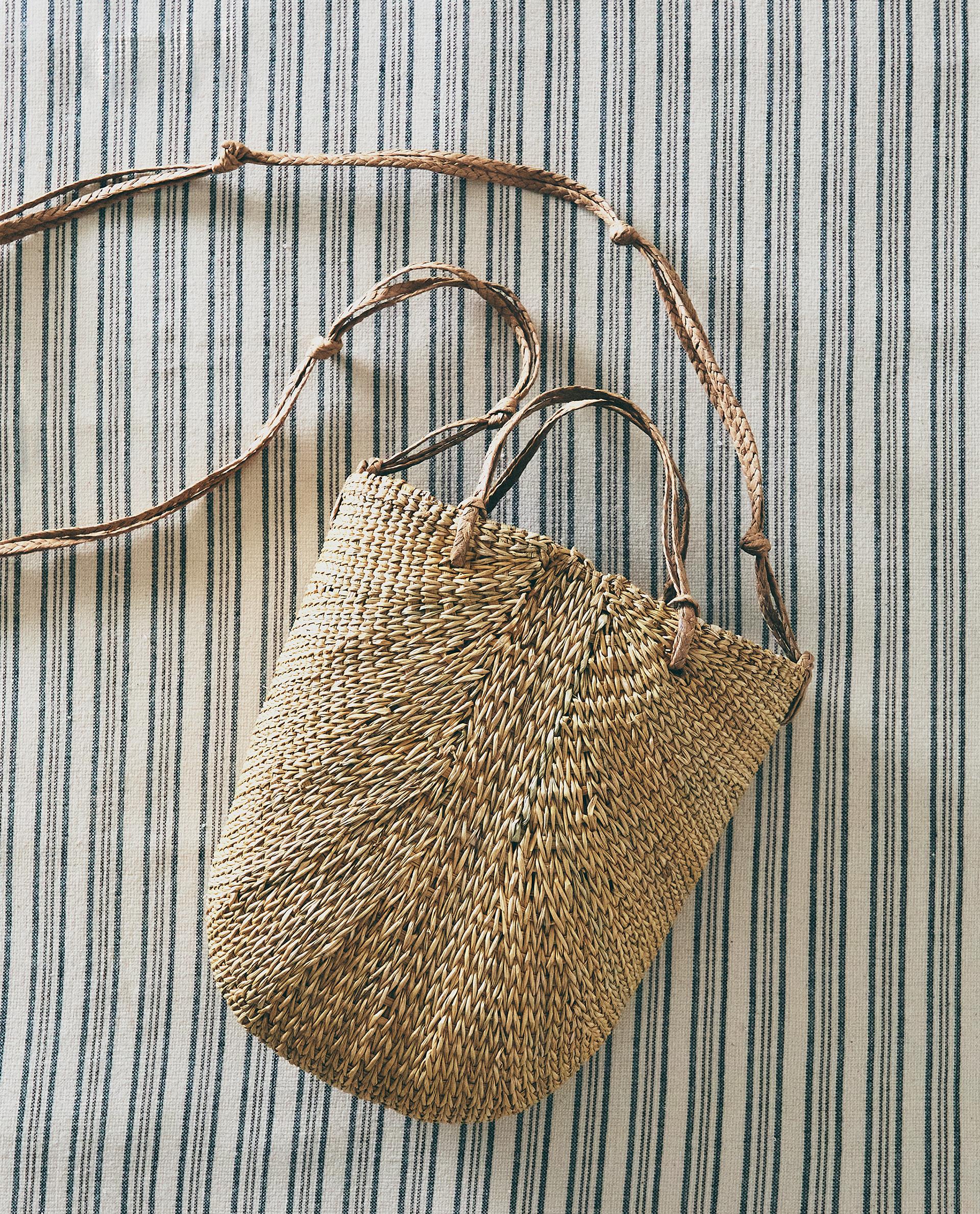 Mini Sac Bandoulière Zara Sac Osier Zara Sac Rond Velours Rotin