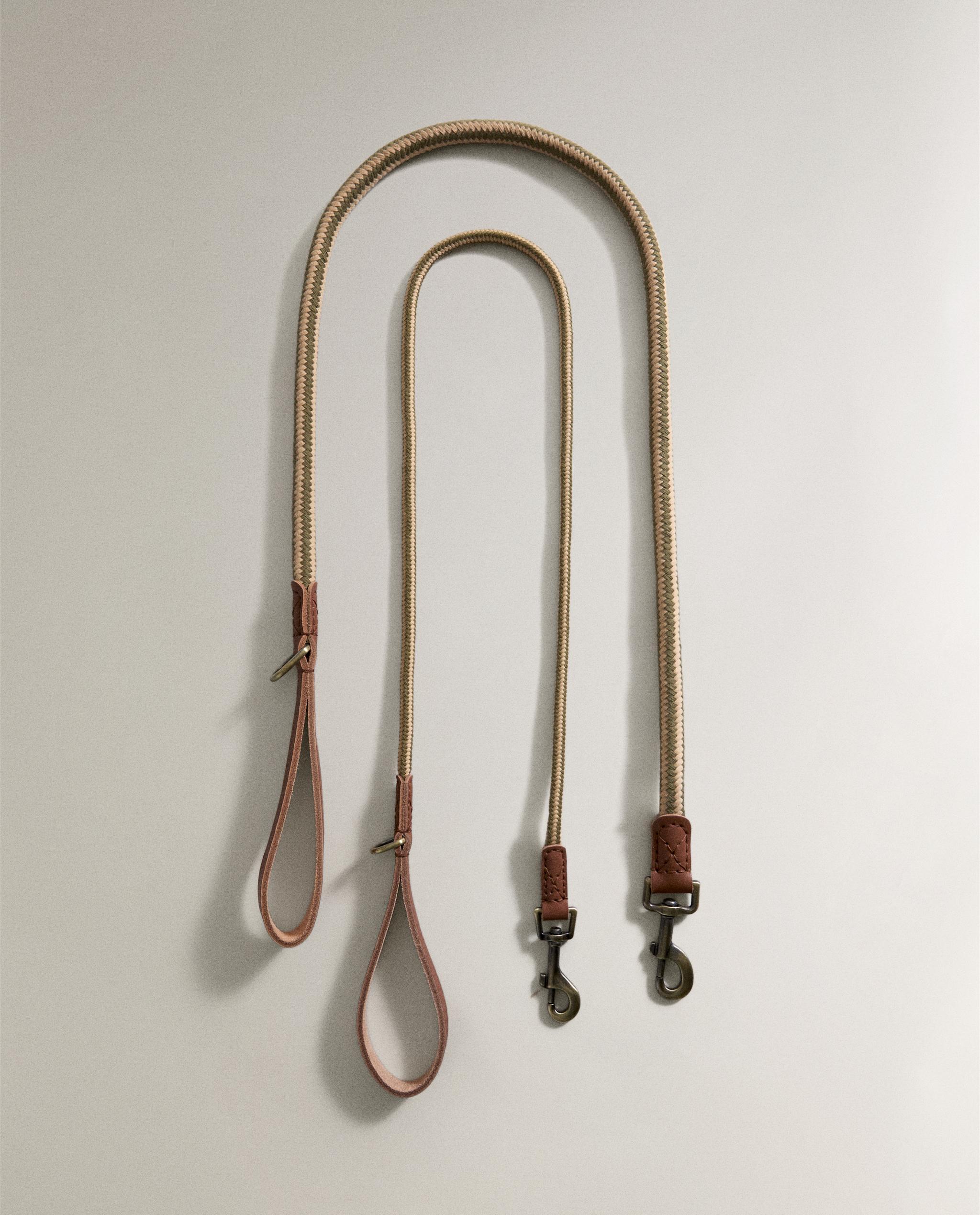 LEATHER AND ROPE DOG LEAD product thumbnail 3
