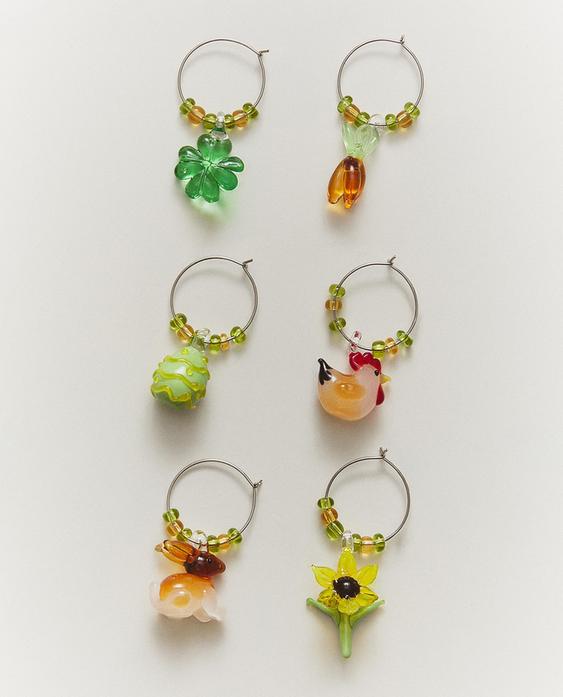 GLAZEN BEDELTJES PASEN (6-PACK)