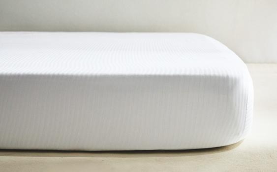 STRIPED COTTON MATTRESS PROTECTOR