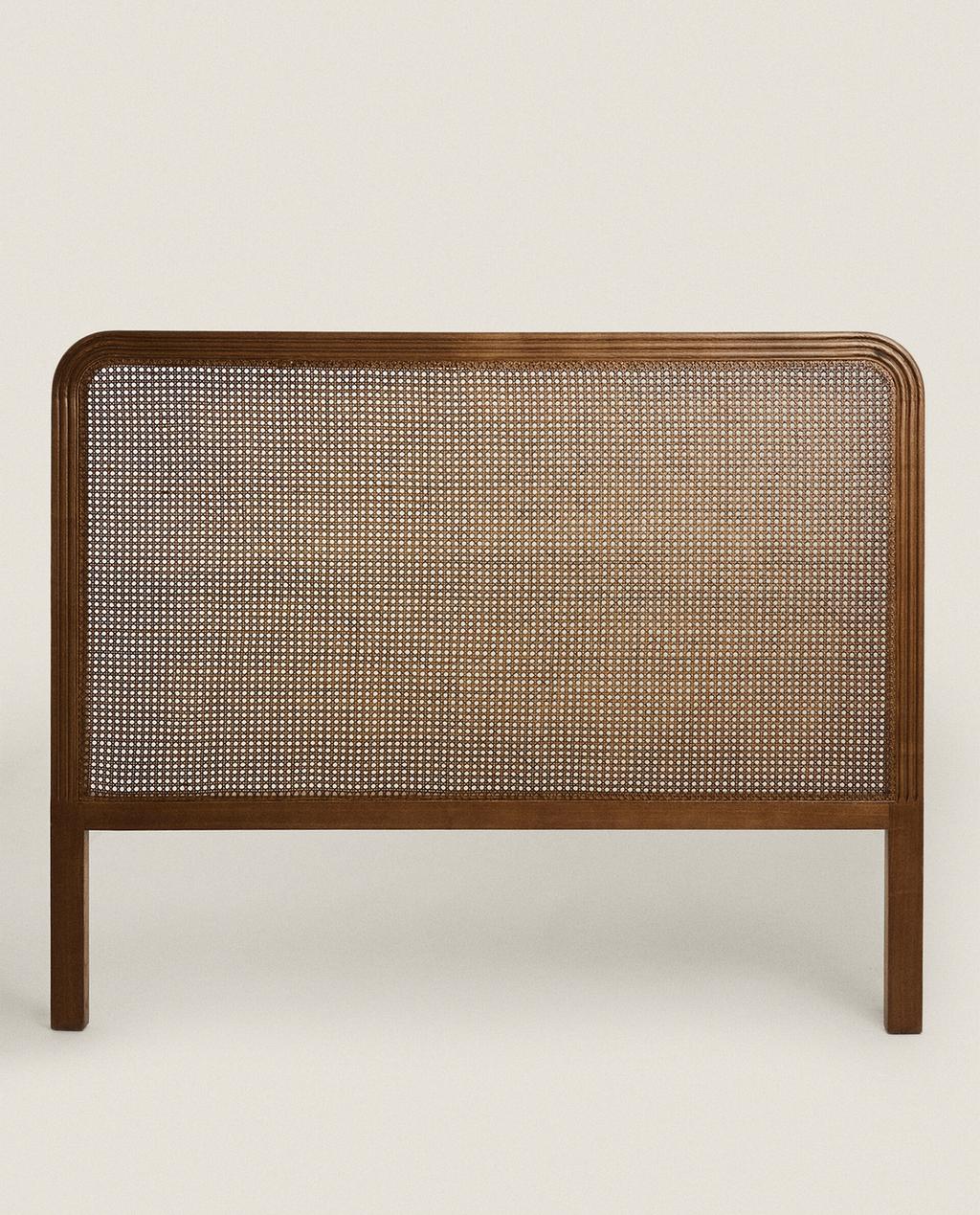 ASH AND RATTAN HEADBOARD