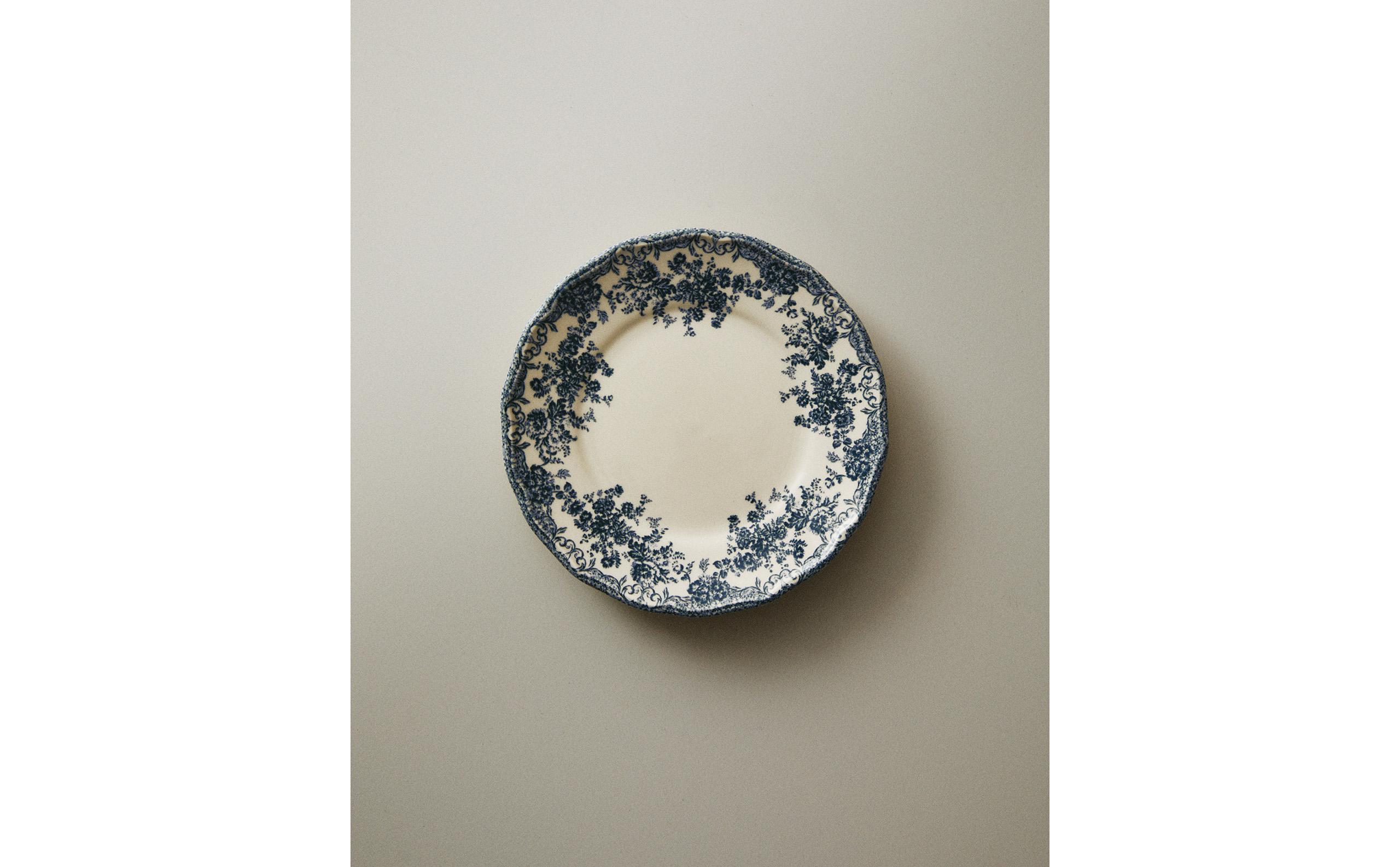 FLORAL EARTHENWARE SIDE PLATE | Zara Home United States of America