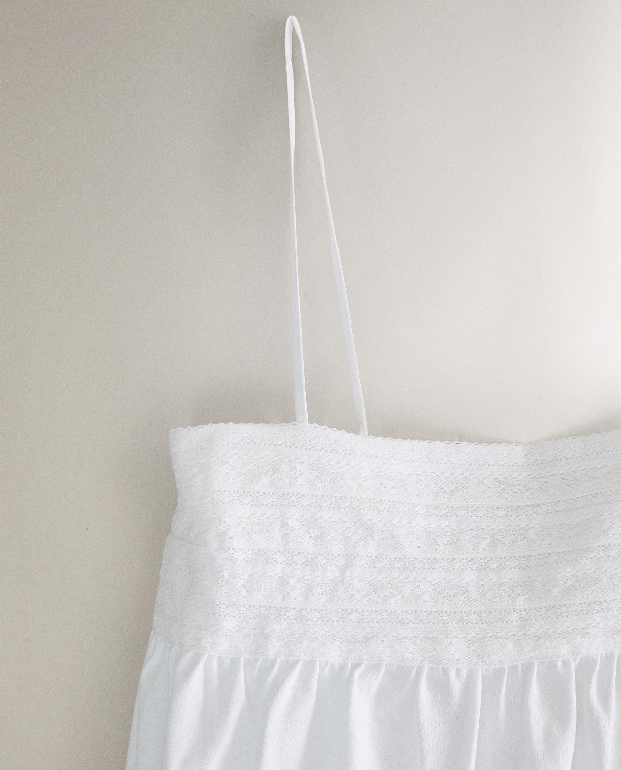 LACE COTTON TOP | Zara Home United States of America