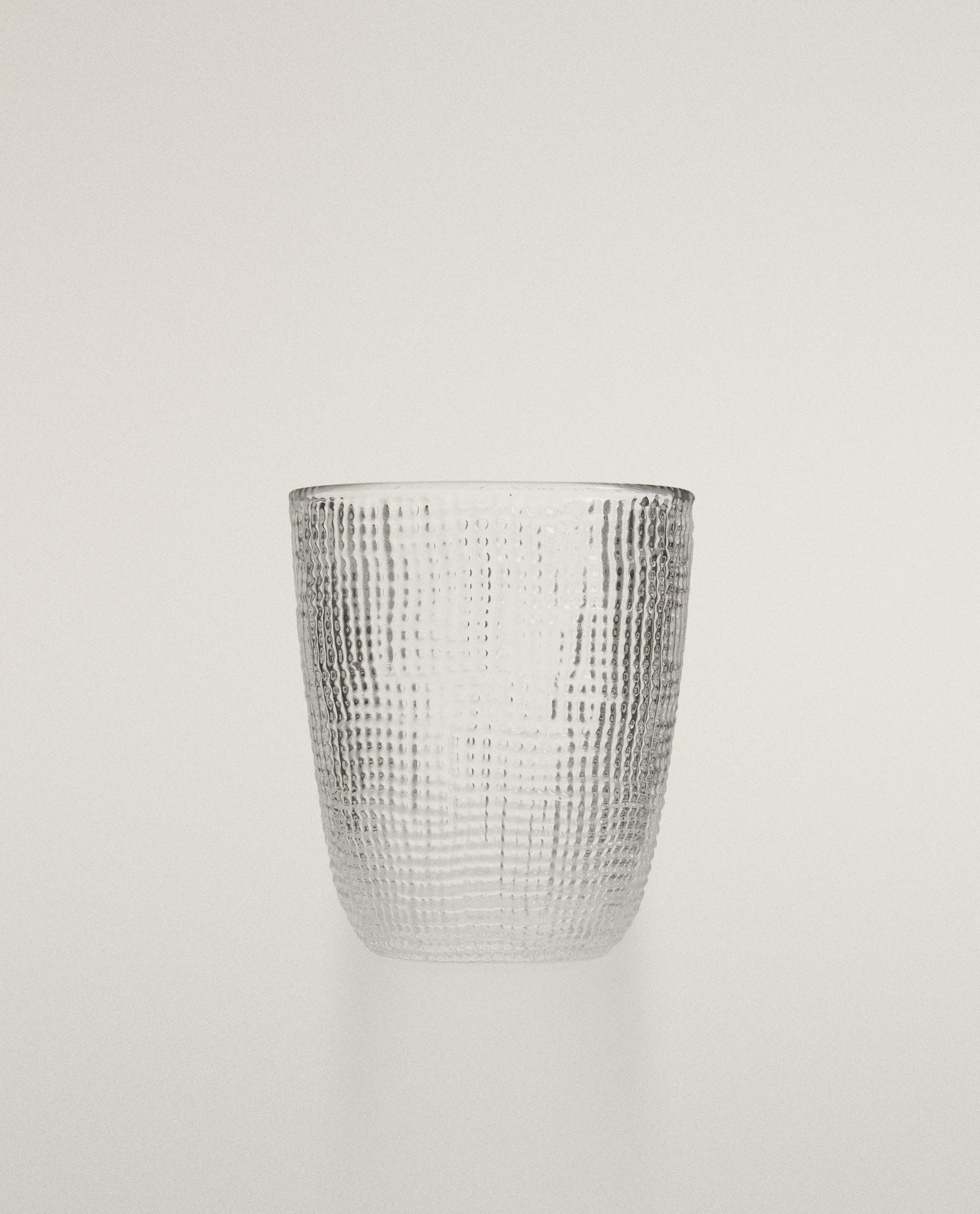 RAISED DESIGN GLASS TUMBLER product thumbnail 6