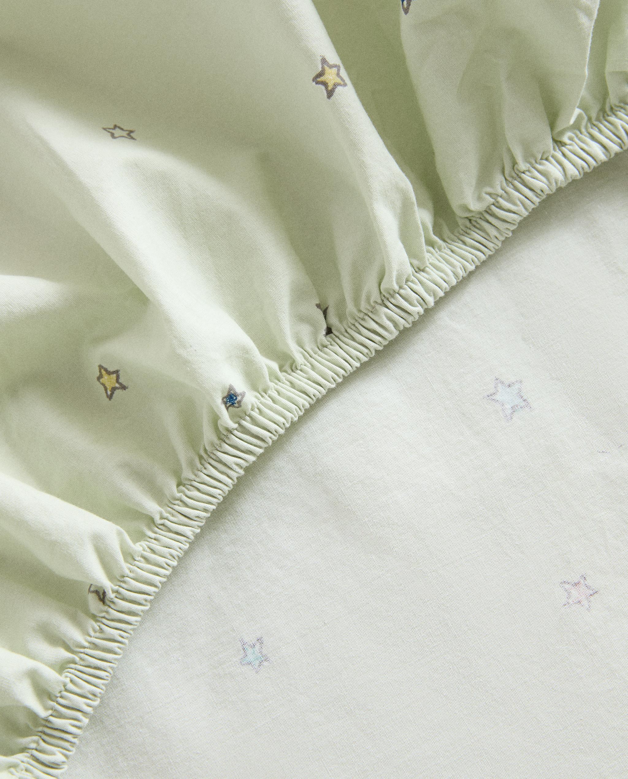 KIDS' STARS COTTON FITTED SHEET product thumbnail 4
