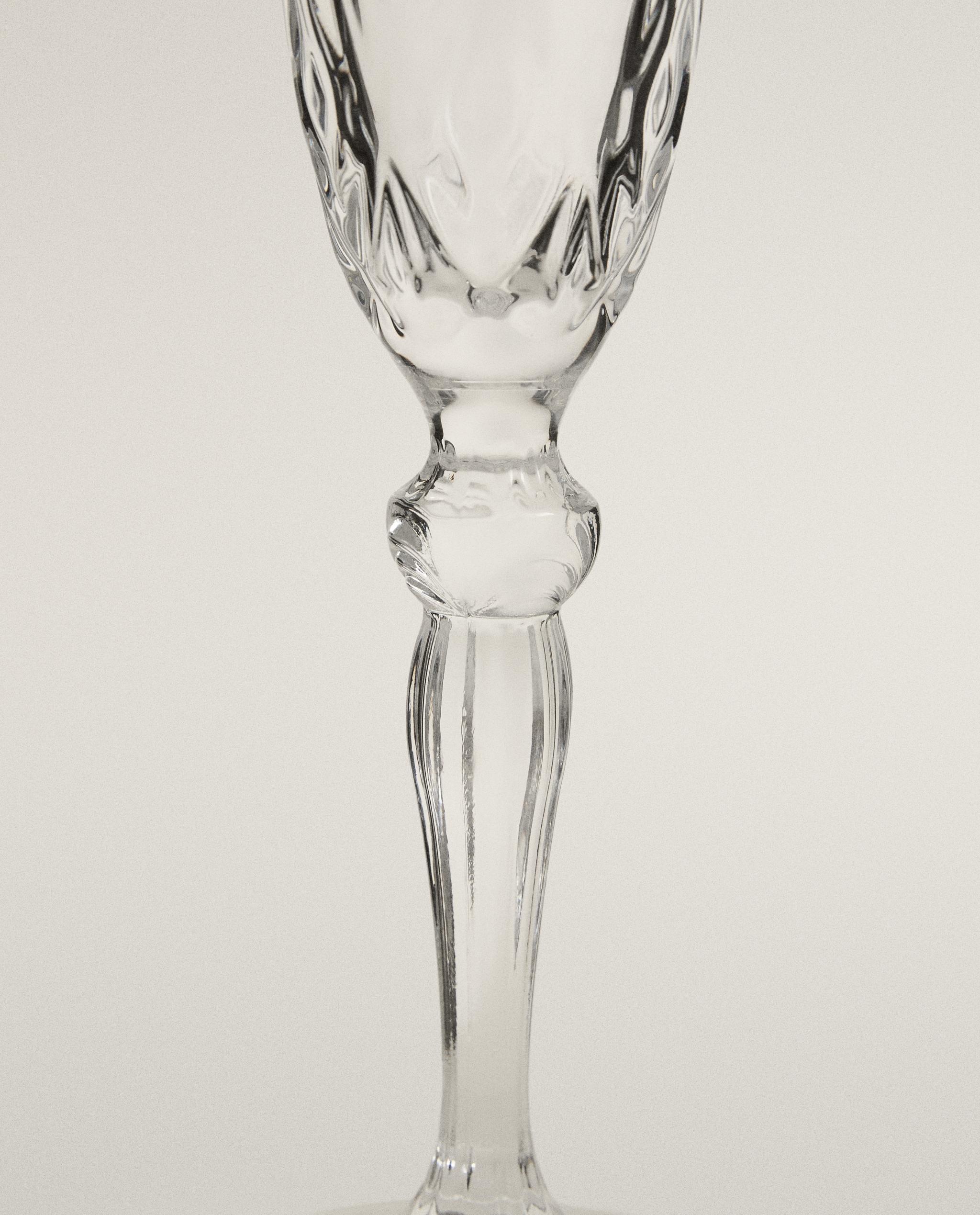 ENGRAVED CRYSTALLINE FLUTE GLASS product thumbnail 2