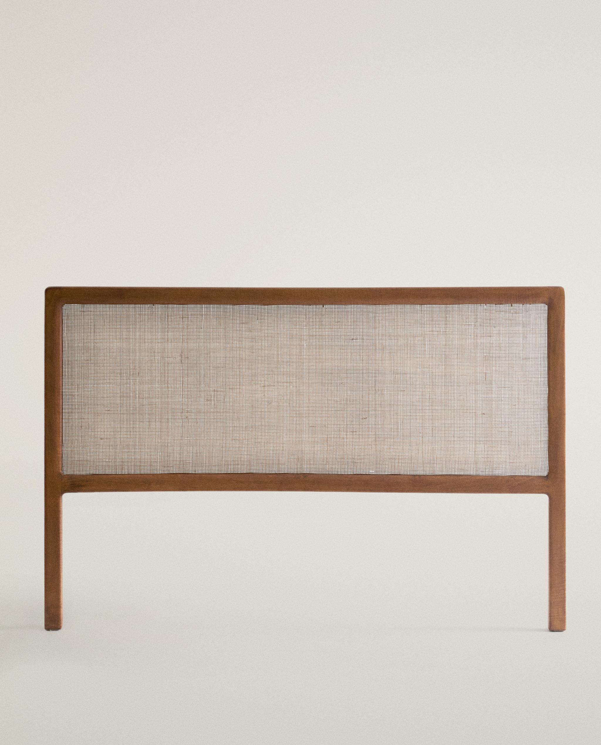 TÊTE DE LIT EN BOIS ET ROTIN — Zara Home