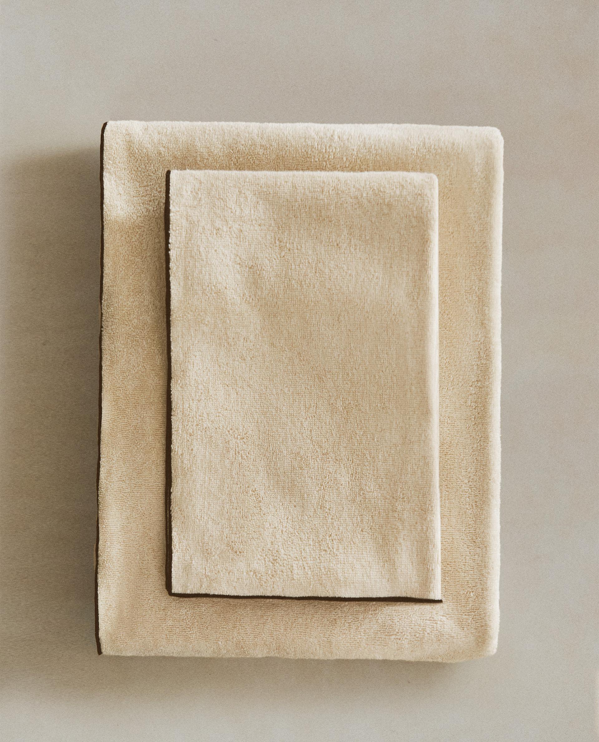 オーバーロックフィニッシュ コットン バスタオル | Zara Home 日本/Japan