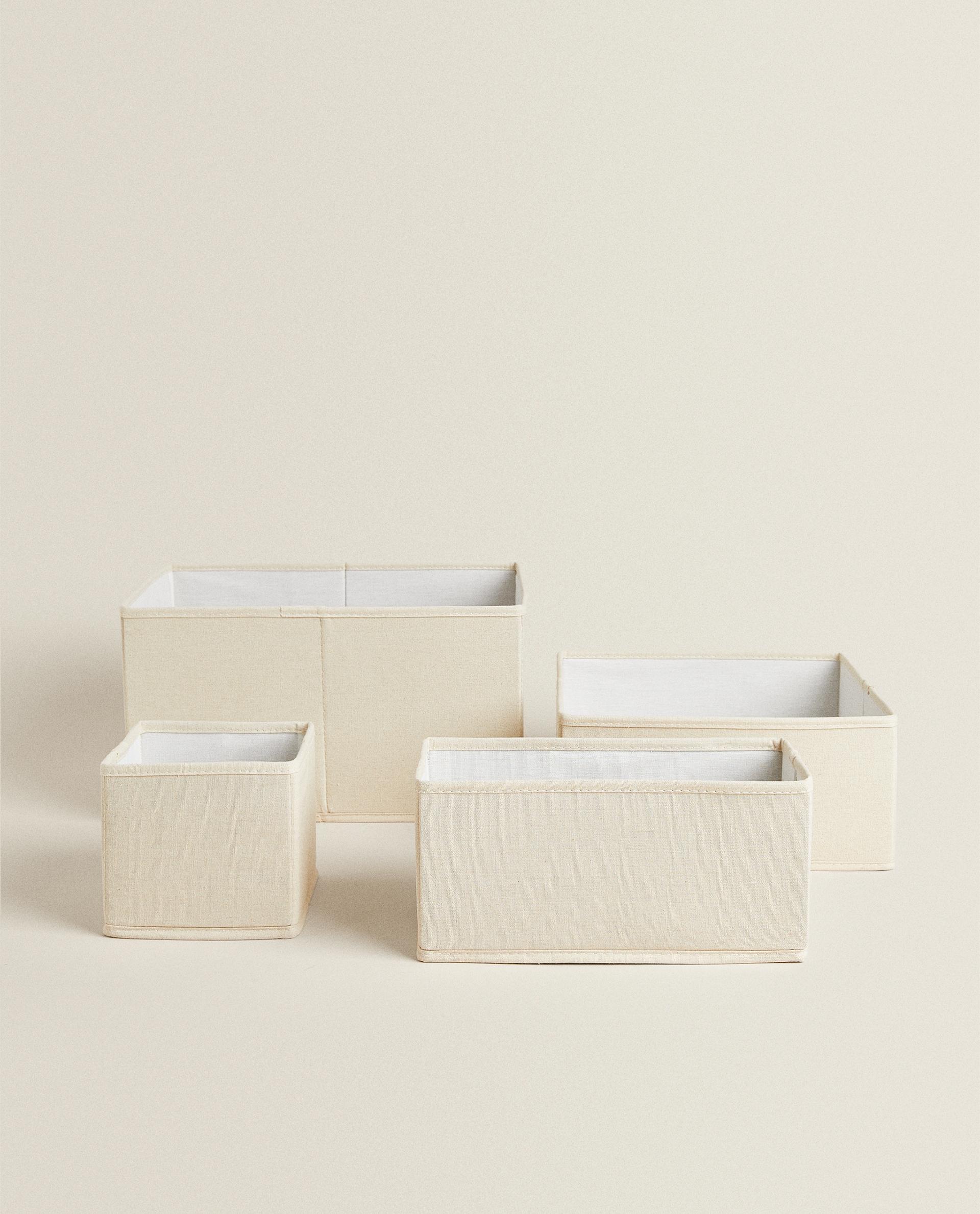 収納ボックス 折りたたみ式 コットン製 | Zara Home 日本/Japan