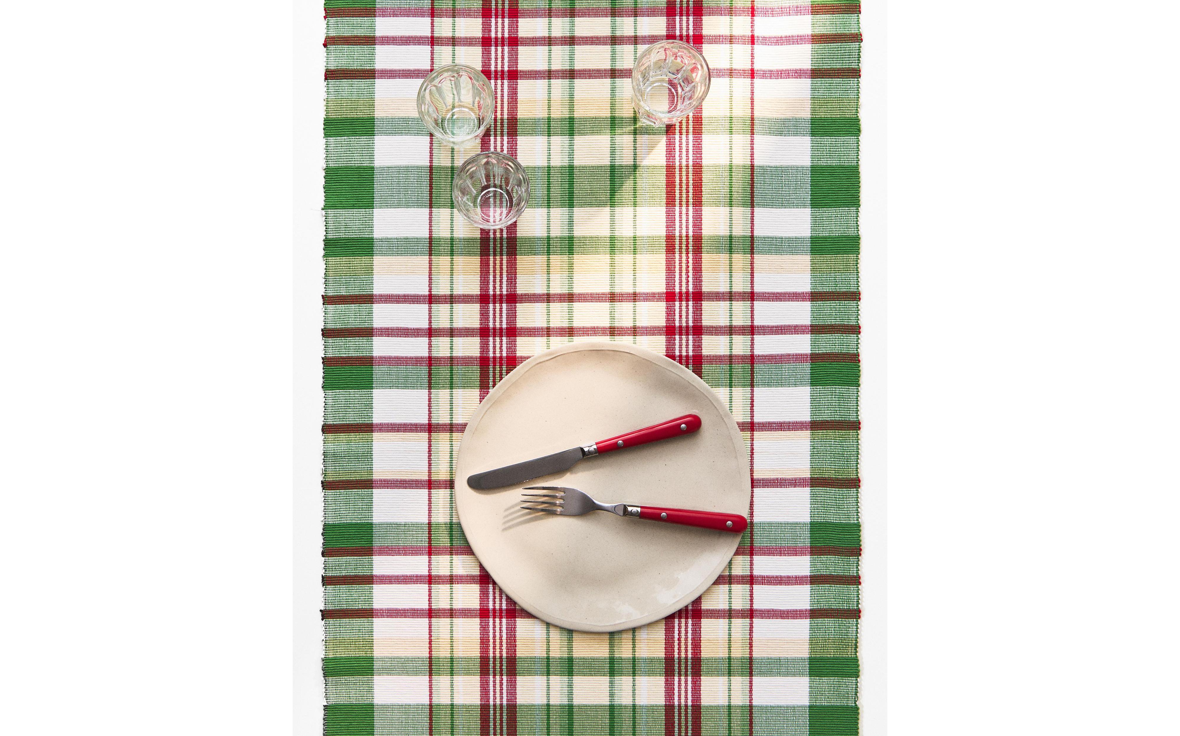 COLOURED CHECK TABLE RUNNER product thumbnail 10