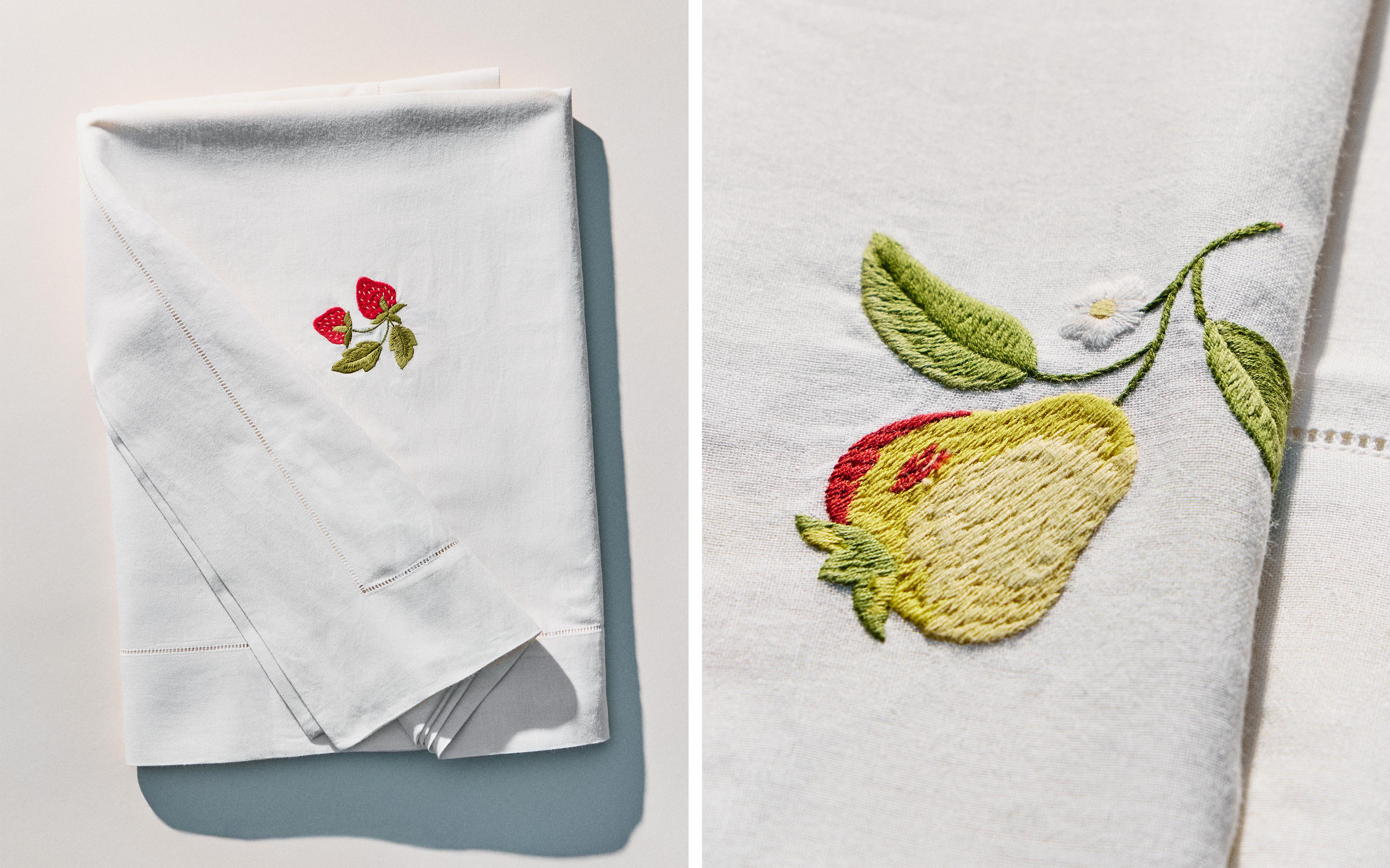 EMBROIDERED FRUIT TABLECLOTH product thumbnail 12
