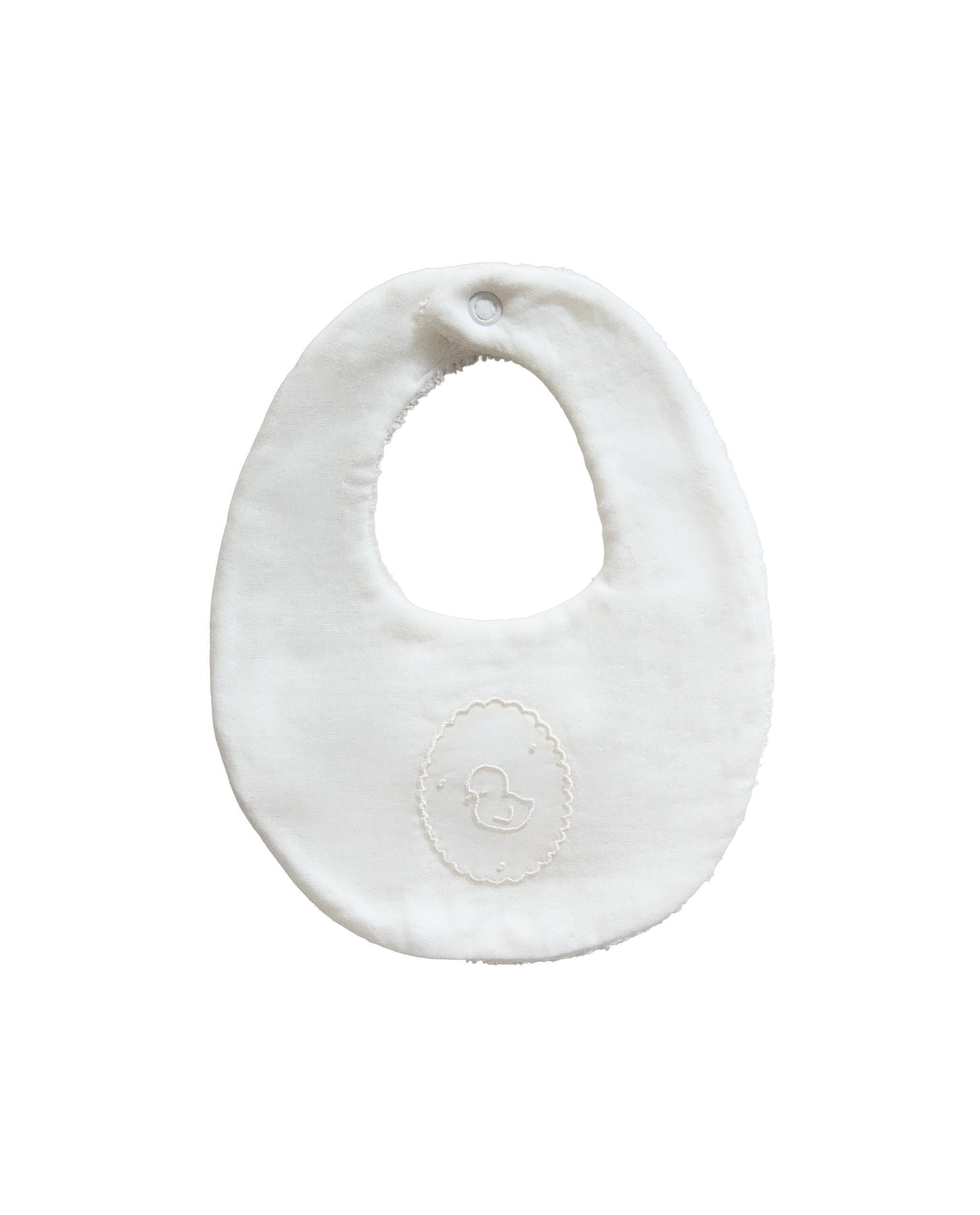 BABY BIB WITH EMBROIDERED CHICK product thumbnail 5