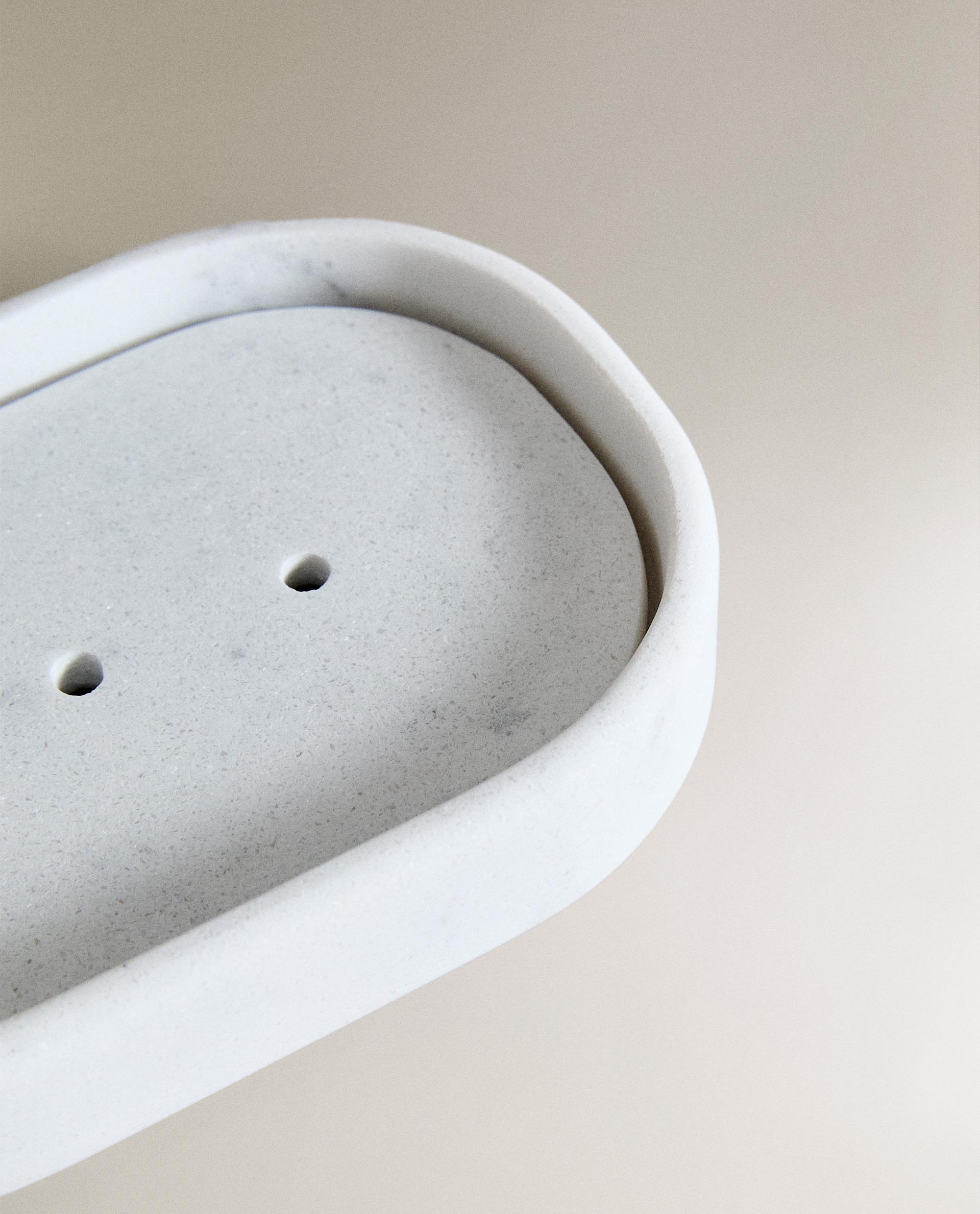 MARBLE-EFFECT BATHROOM SOAP DISH product thumbnail 7