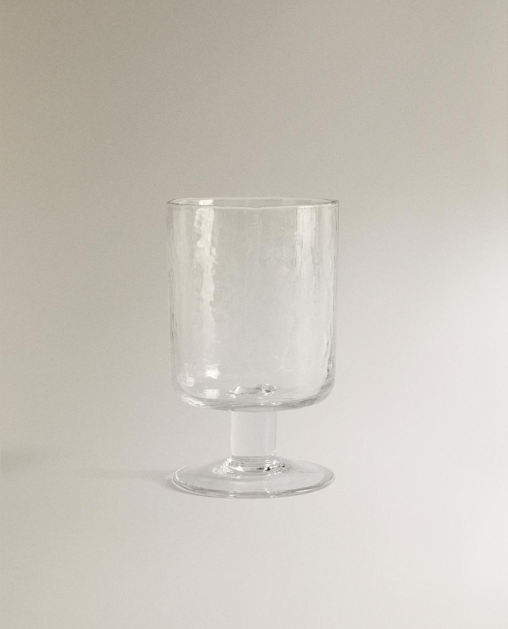 HAMMERED GLASS TUMBLER