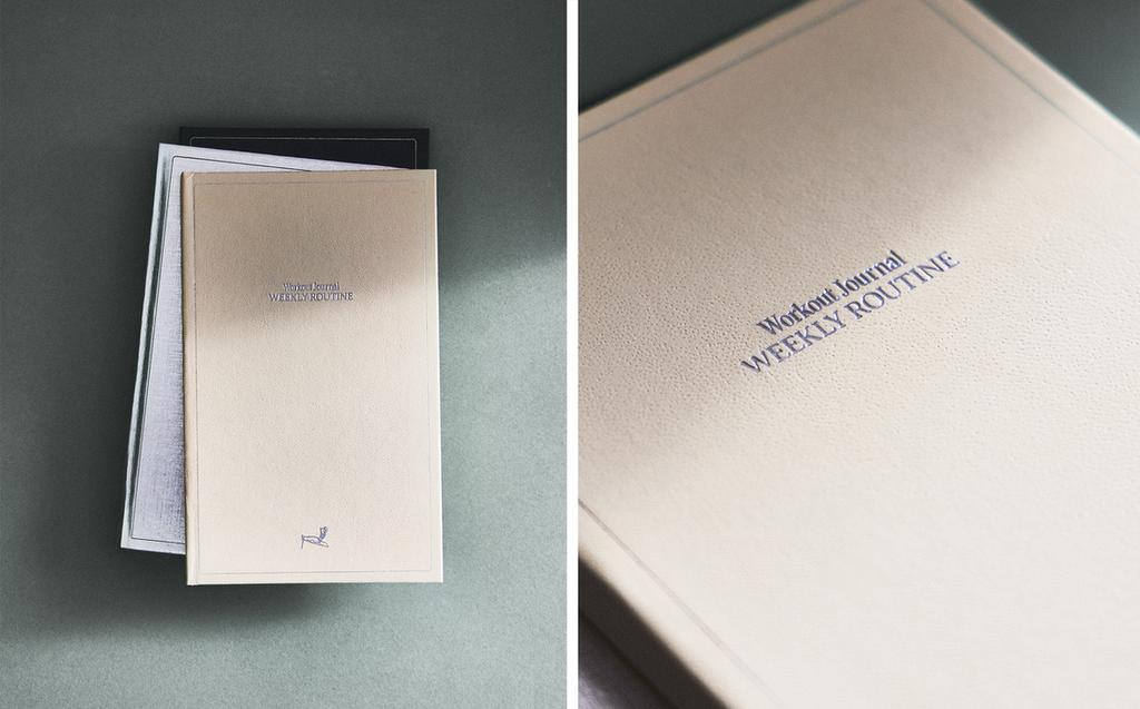 웨이트 트레이닝 노트 세트(3개입)