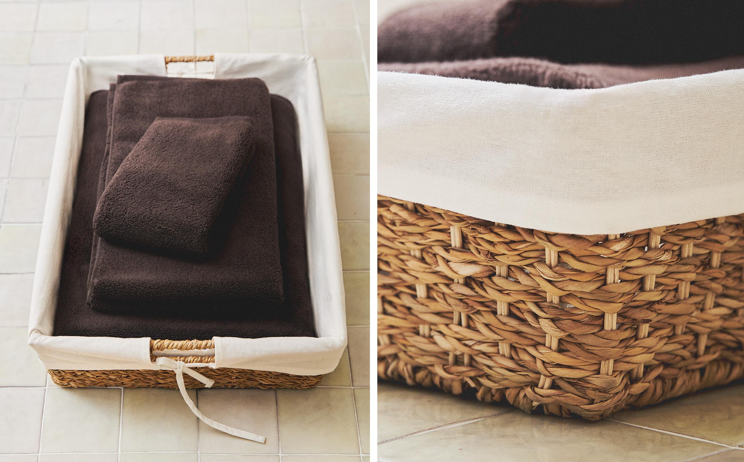 ZARAホーム　バスケット キッズ ラタンバスケット フタ付き | Zara Home 日本/Japan