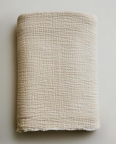 GŁADKI SZYFONOWY KOC