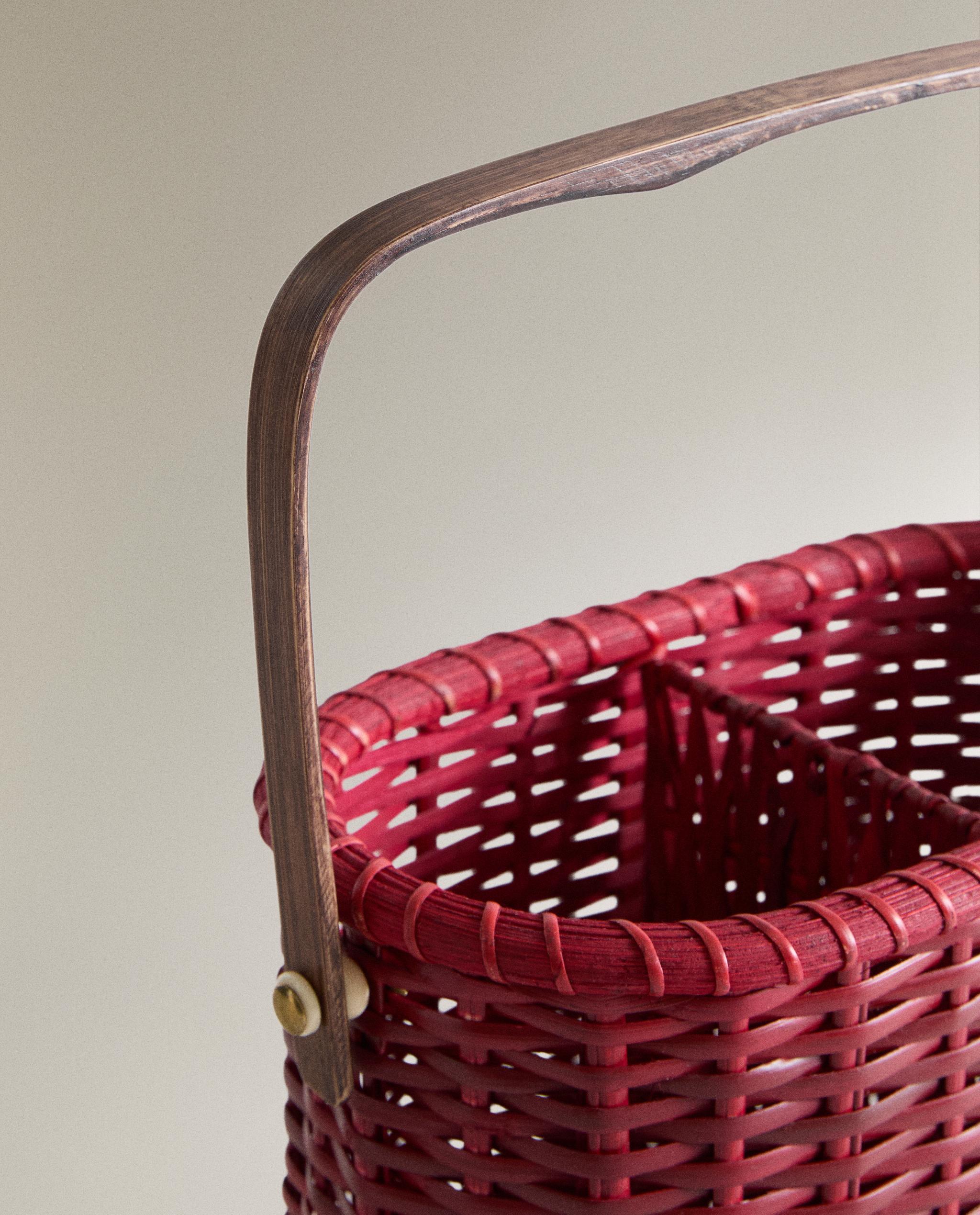 RATTAN BOTTLE STAND BASKET product thumbnail 4