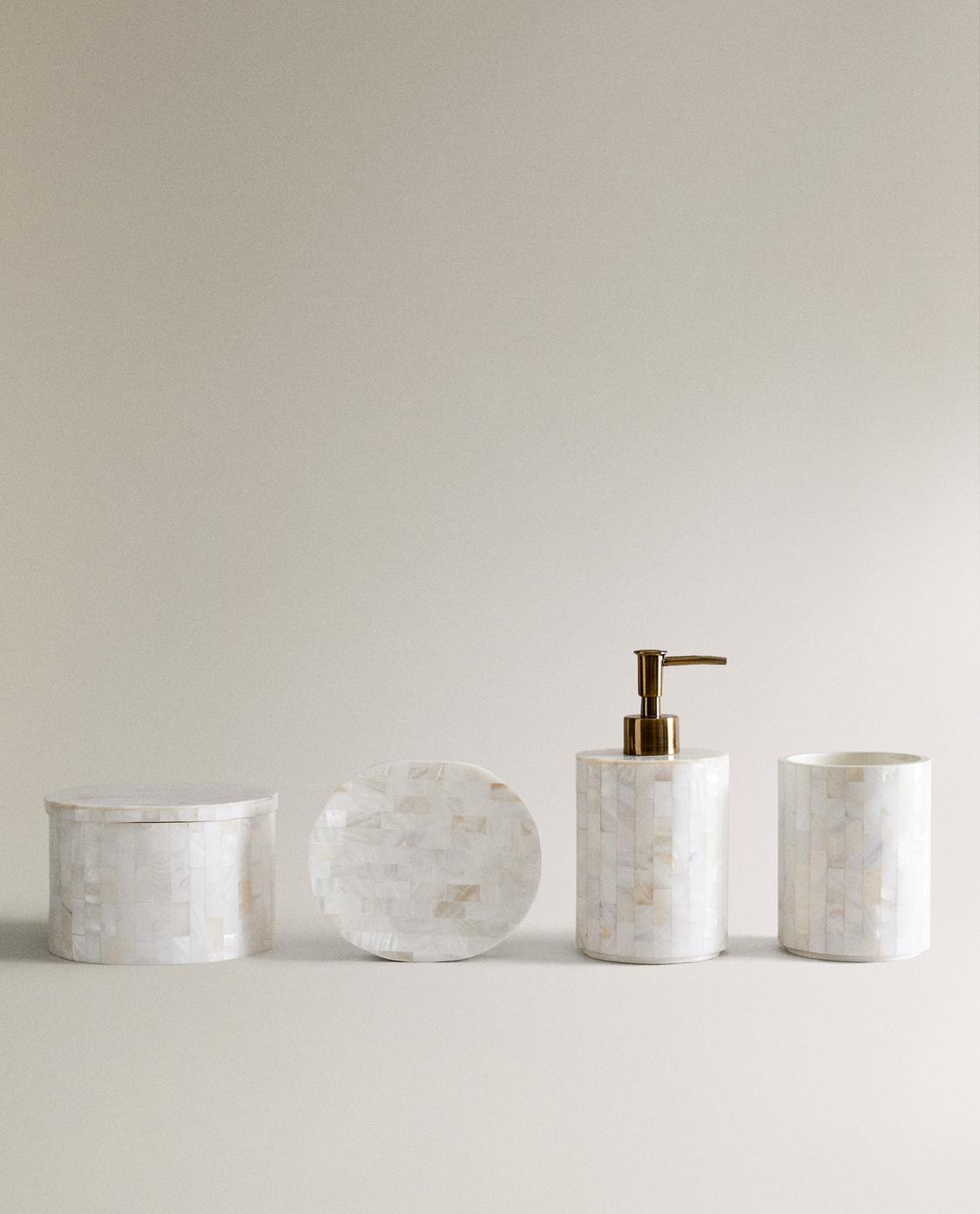 ACCESSOIRES DE BAIN NACRE