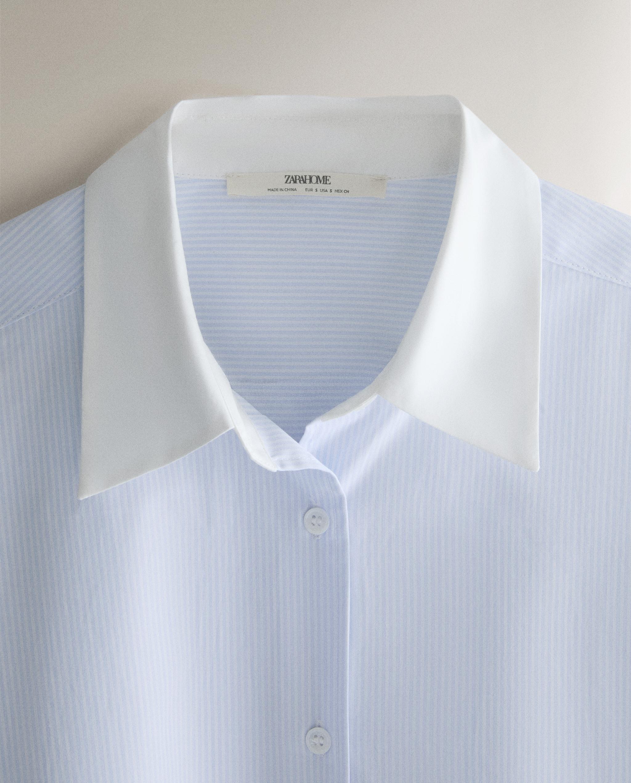 STRIPED SHIRT WITH COLLAR product thumbnail 5