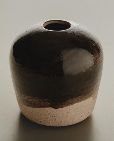 VASO PEQUENO GRÊS REDONDO