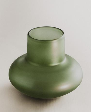 SMALL IRIDESCENT GLASS VASE I COLIN KING
