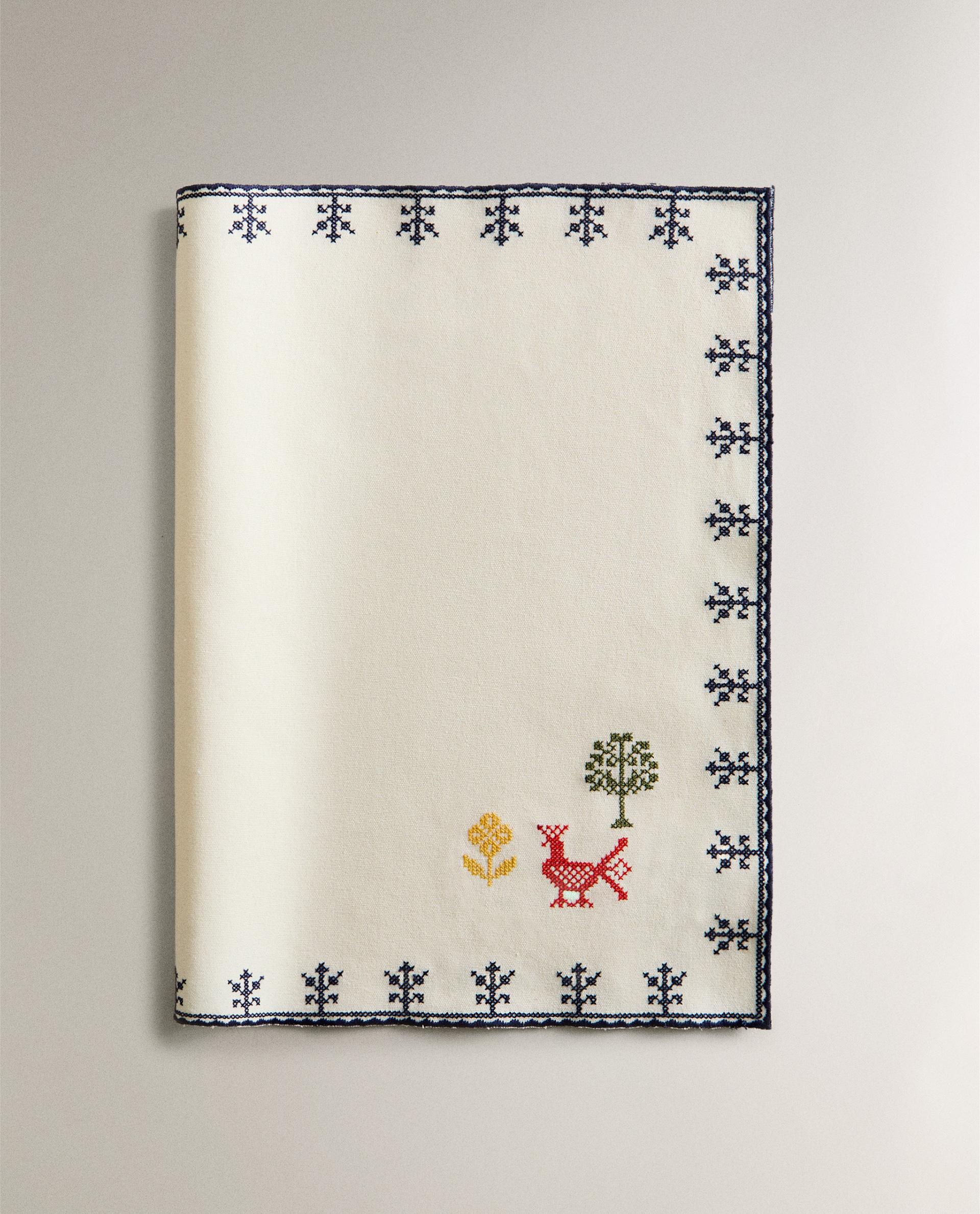クロスステッチ刺繍 ランチョンマット | Zara Home 日本/Japan