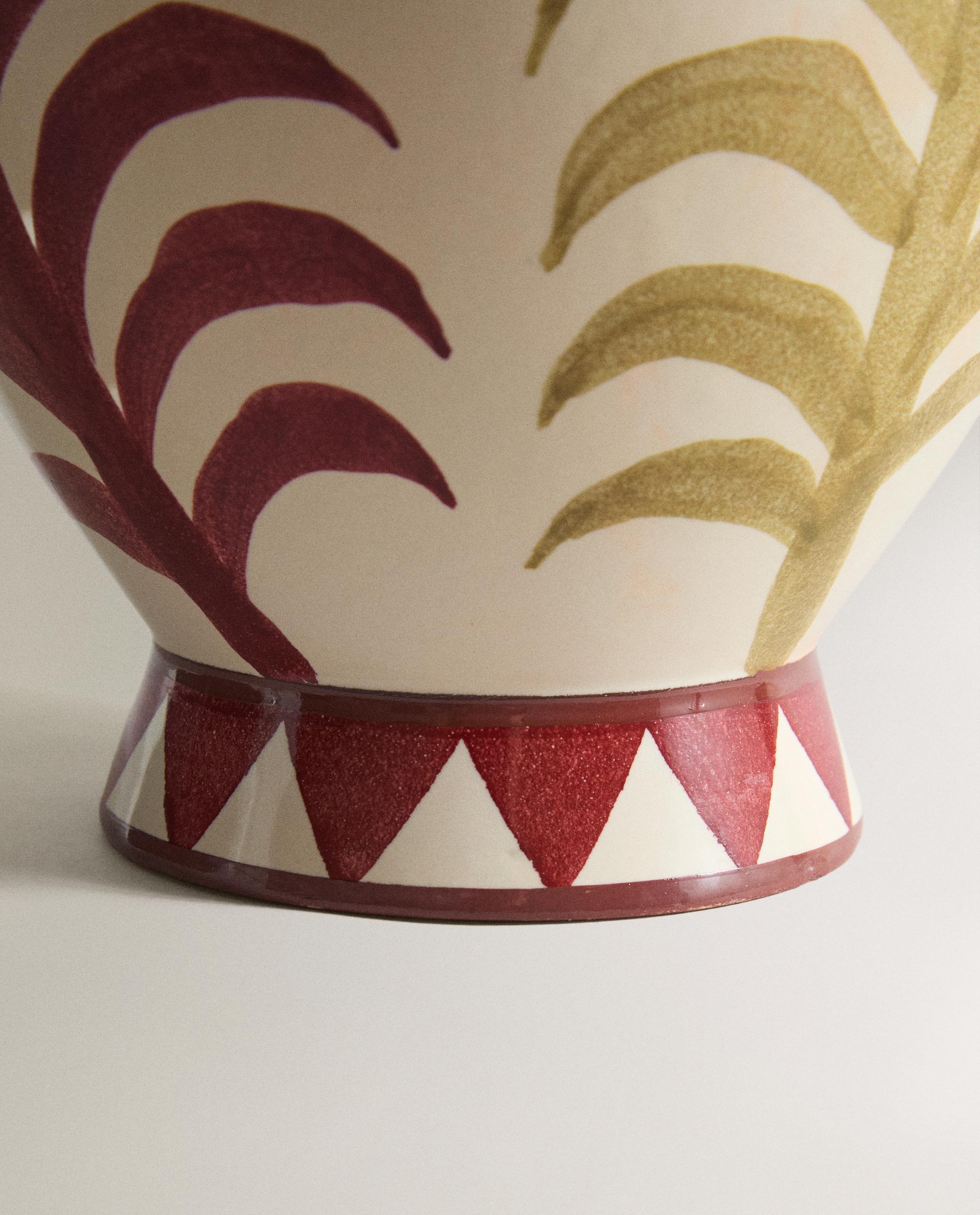 CERAMIC VASE WITH DOUBLE HANDLE product thumbnail 3
