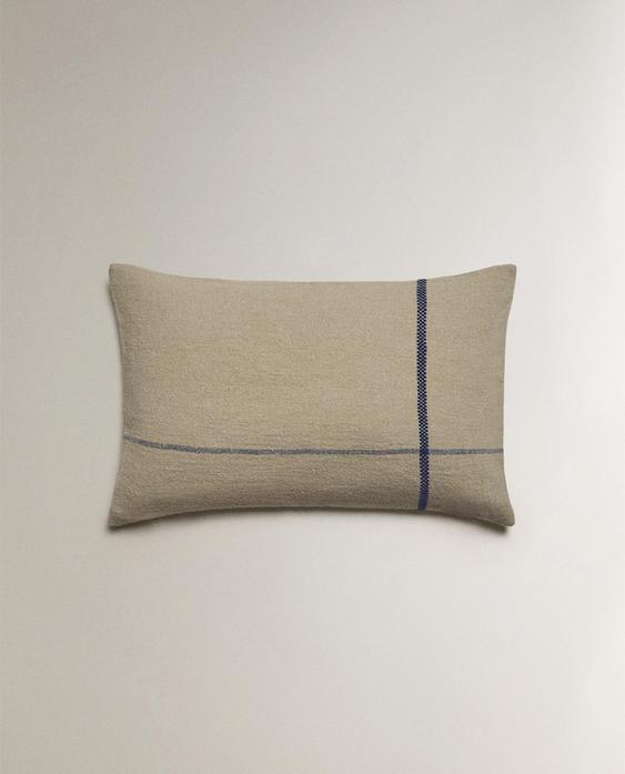 CUSHION COVER WITH CONTRAST LINE