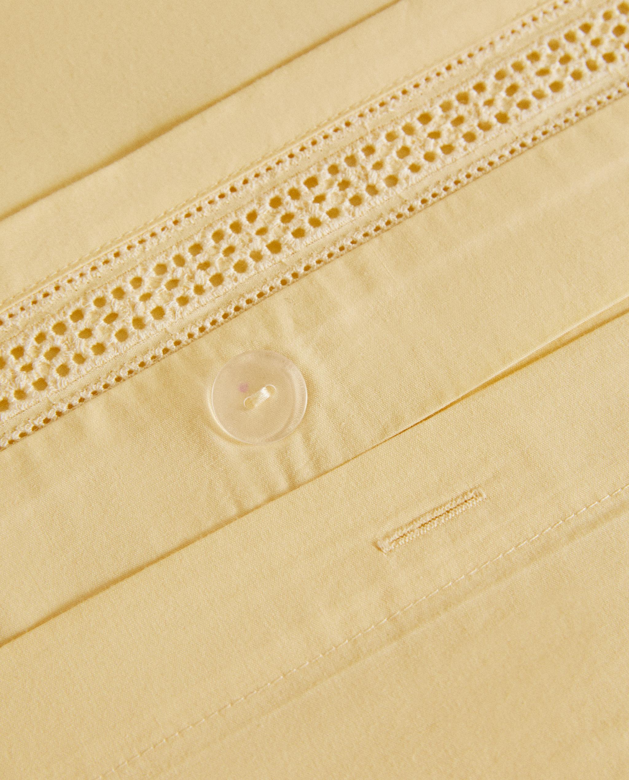 OPENWORK EMBROIDERED DUVET COVER product thumbnail 2