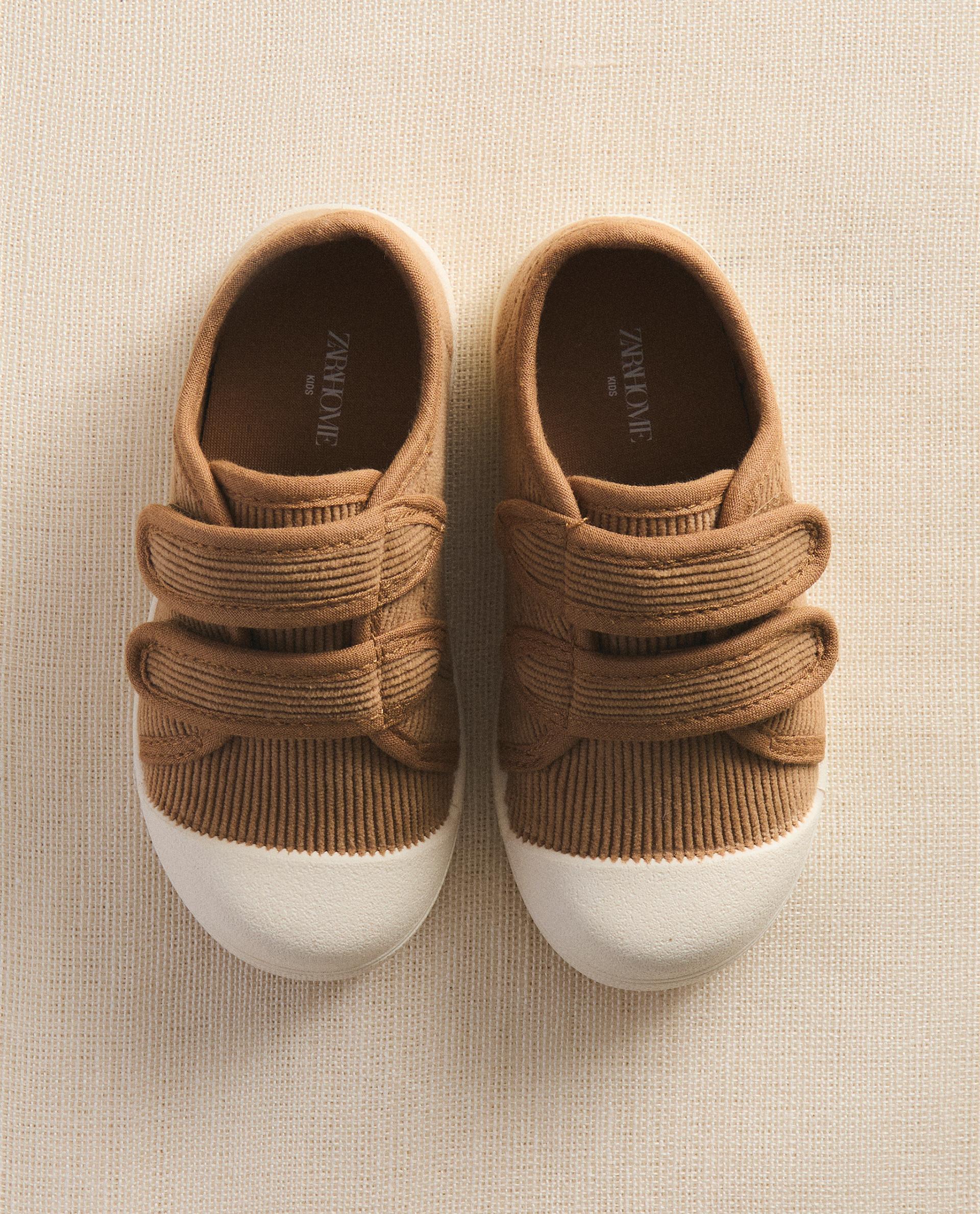 CHILDREN'S FABRIC TRAINERS WITH STRAPS Zara Home België Belgique