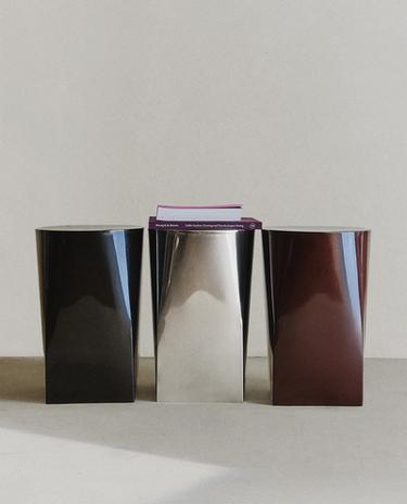 STAINLESS STEEL SIDE TABLE